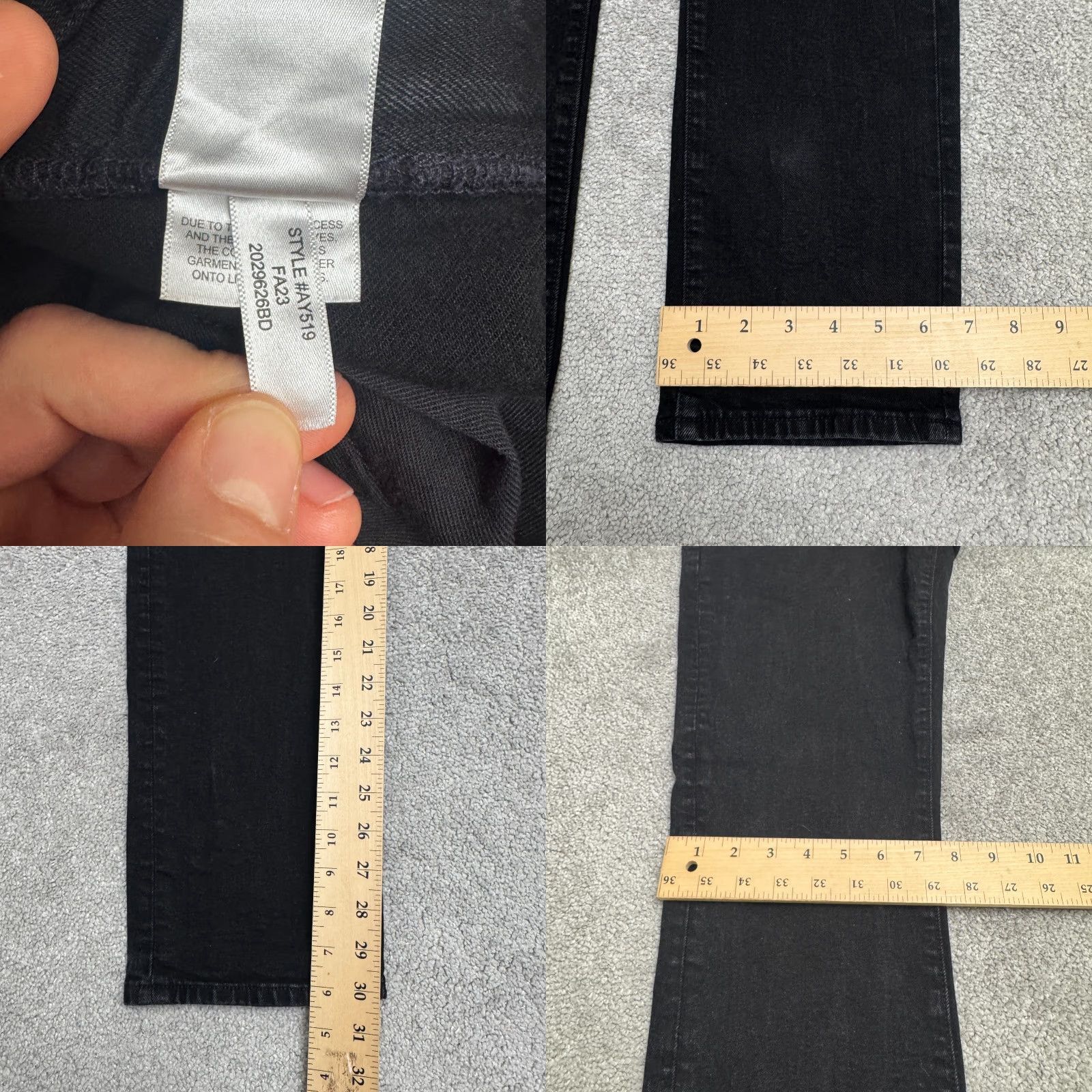 J.Crew J.Crew Jeans Mens 32x32 Flex Straight Denim Cotton Black Classic USA Size US 32 / EU 48 - 8 Thumbnail
