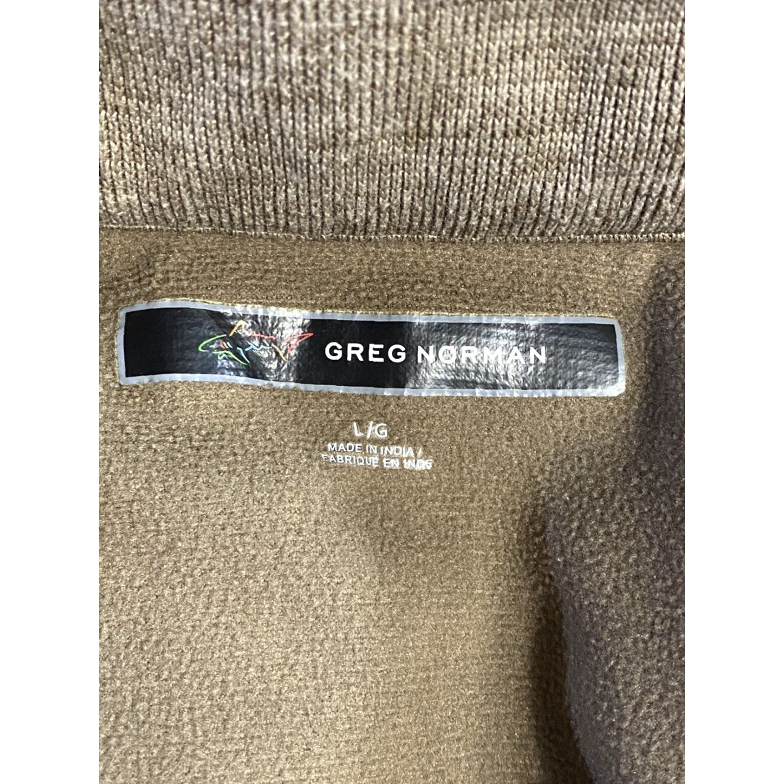 Vintage Greg Norman Sweater Mens 1/4 Button Beige Heather Sweater sz Large Size US L / EU 52-54 / 3 - 4 Thumbnail