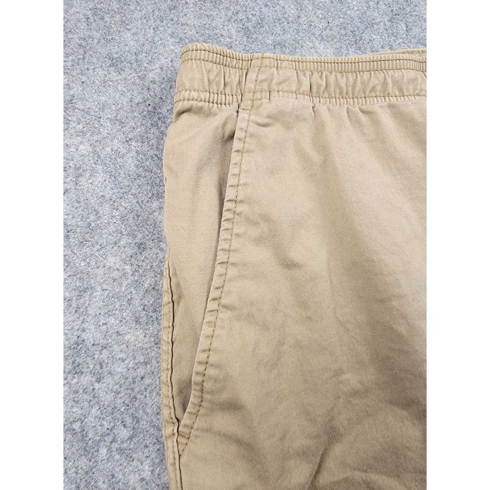 Gap Gap Shorts Mens 2XL Brown Tan Pull On Drawstring Waist Pockets 9'' Inseam Size US 39 - 2 Thumbnail