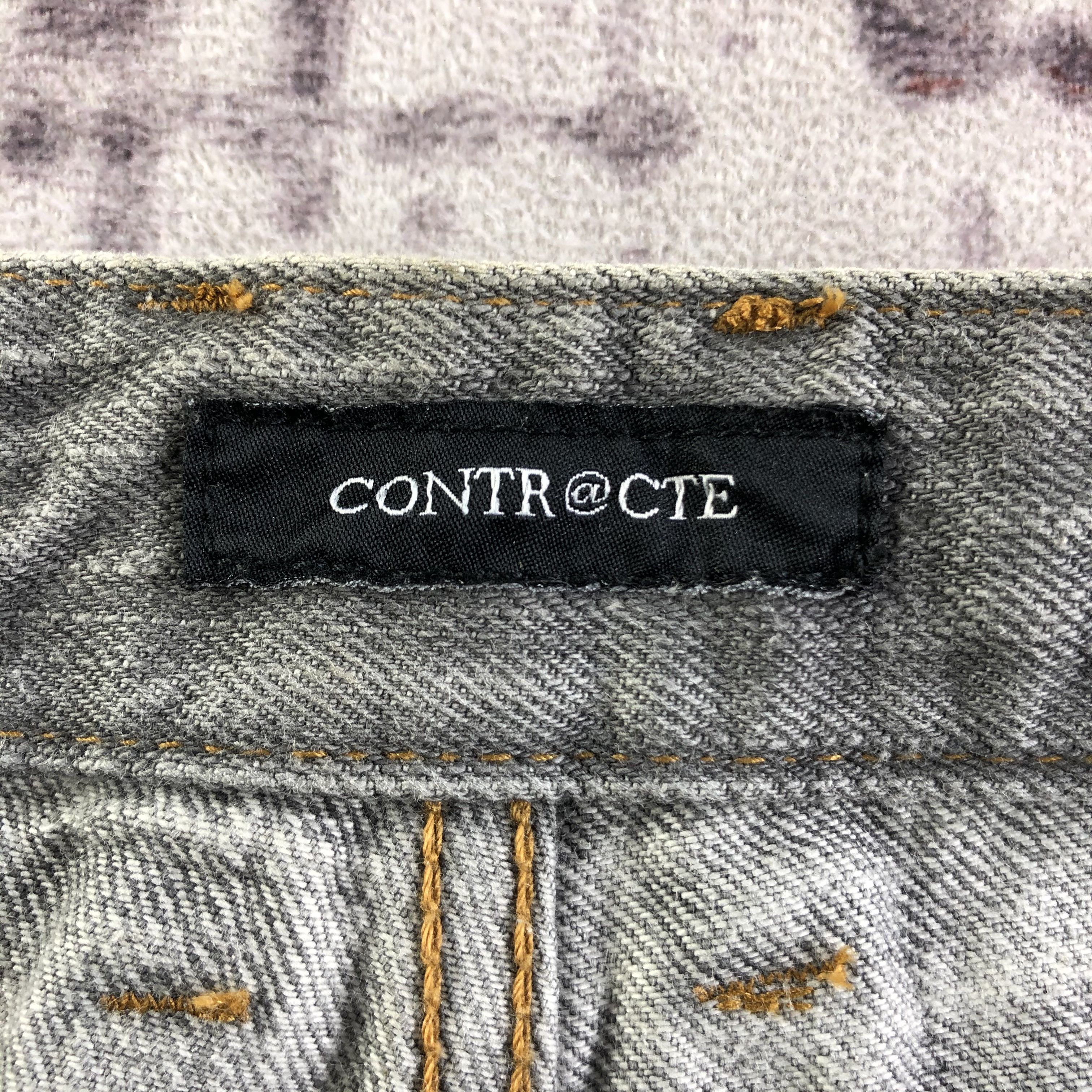 Japanese Brand Vintage Contracte Selvedge Jeans-JM3626 Size US 34 / EU 50 - 7 Thumbnail