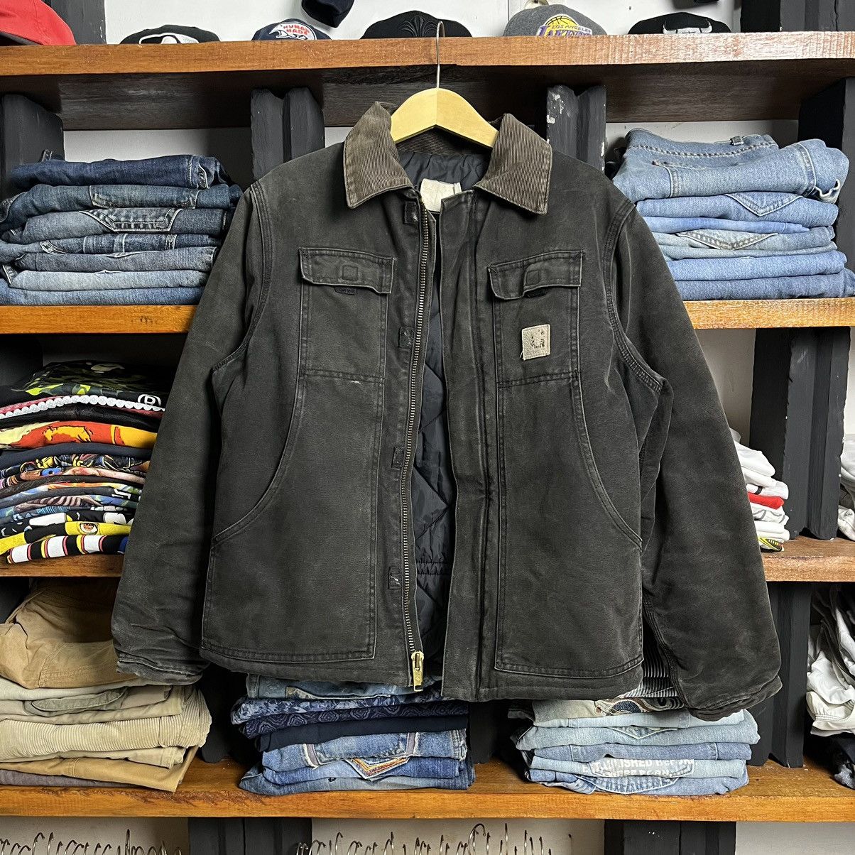 Carhartt × Vintage 80’s Carhartt Traditional Jacket Size US S / EU 44-46 / 1 - 5 Thumbnail