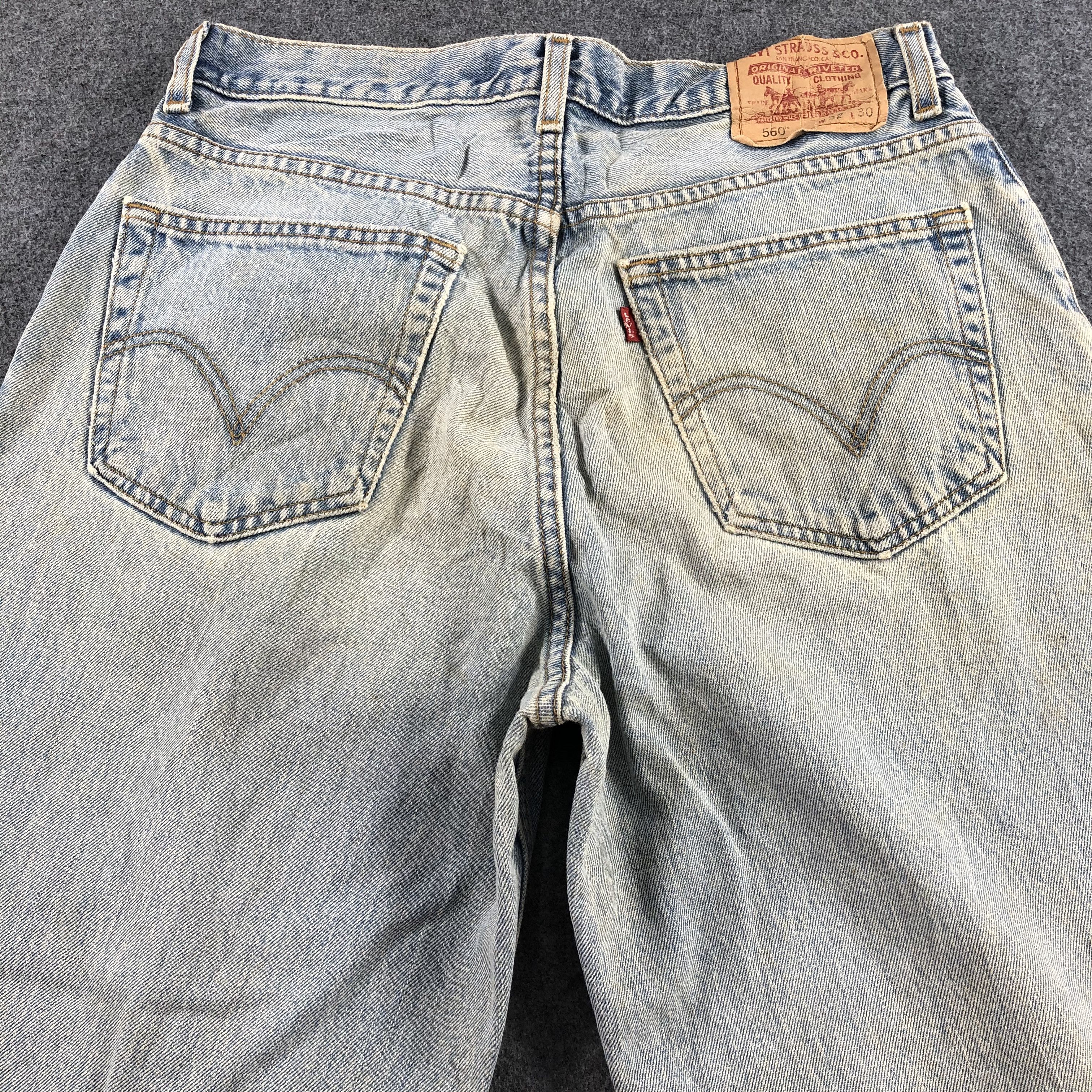 Levi's Vintage Light Wash Levis 560 Jeans-J2280 Size US 32 / EU 48 - 4 Thumbnail