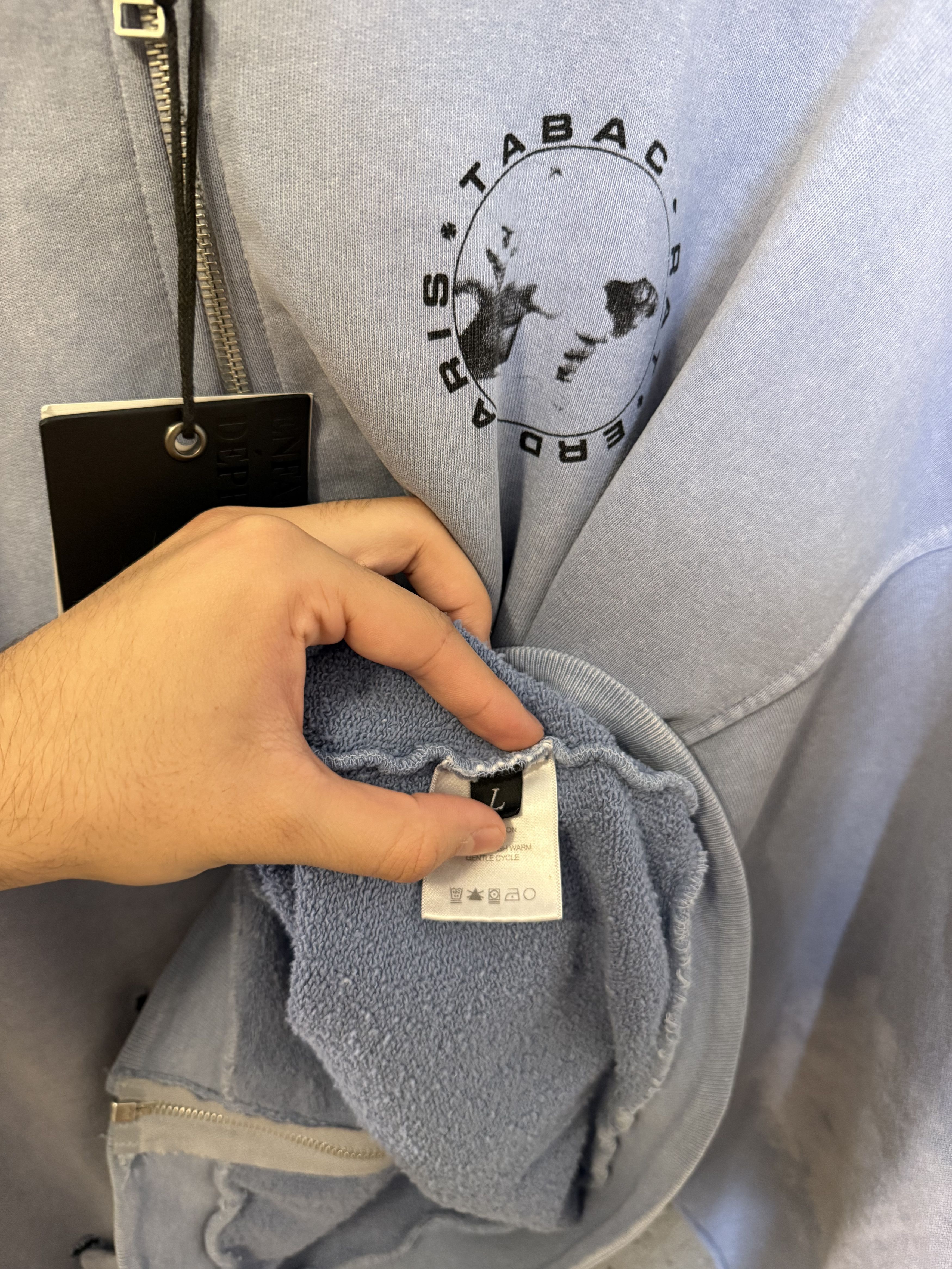 Enfants Riches Deprimes Enfants riches deprimes tacab rat distressed zip up hoodie Size US L / EU 52-54 / 3 - 7 Thumbnail