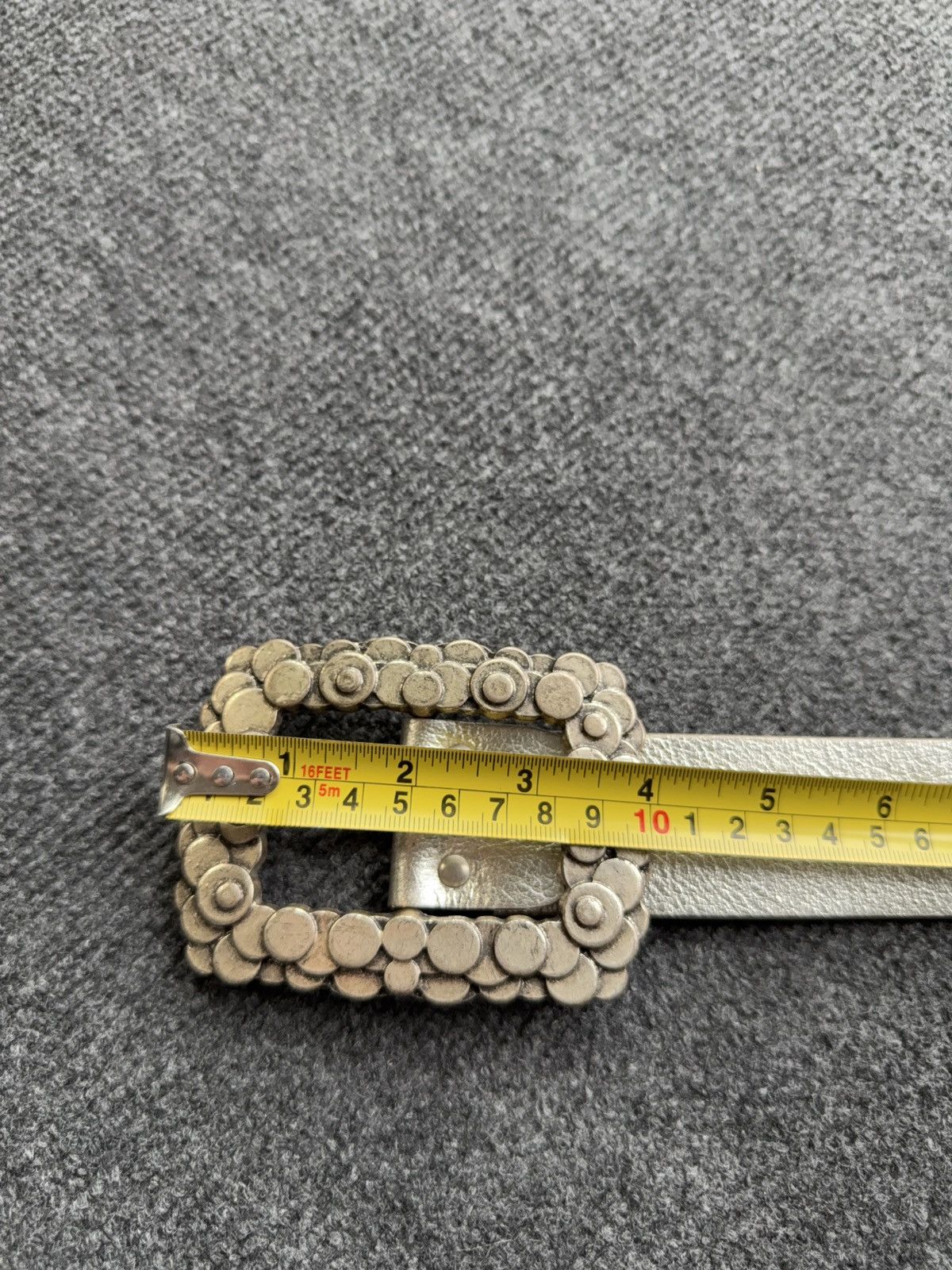 Japanese Brand Vintage Italian Vittozzi Leather Belt Boho Western Buckle Size ONE SIZE - 16 Thumbnail