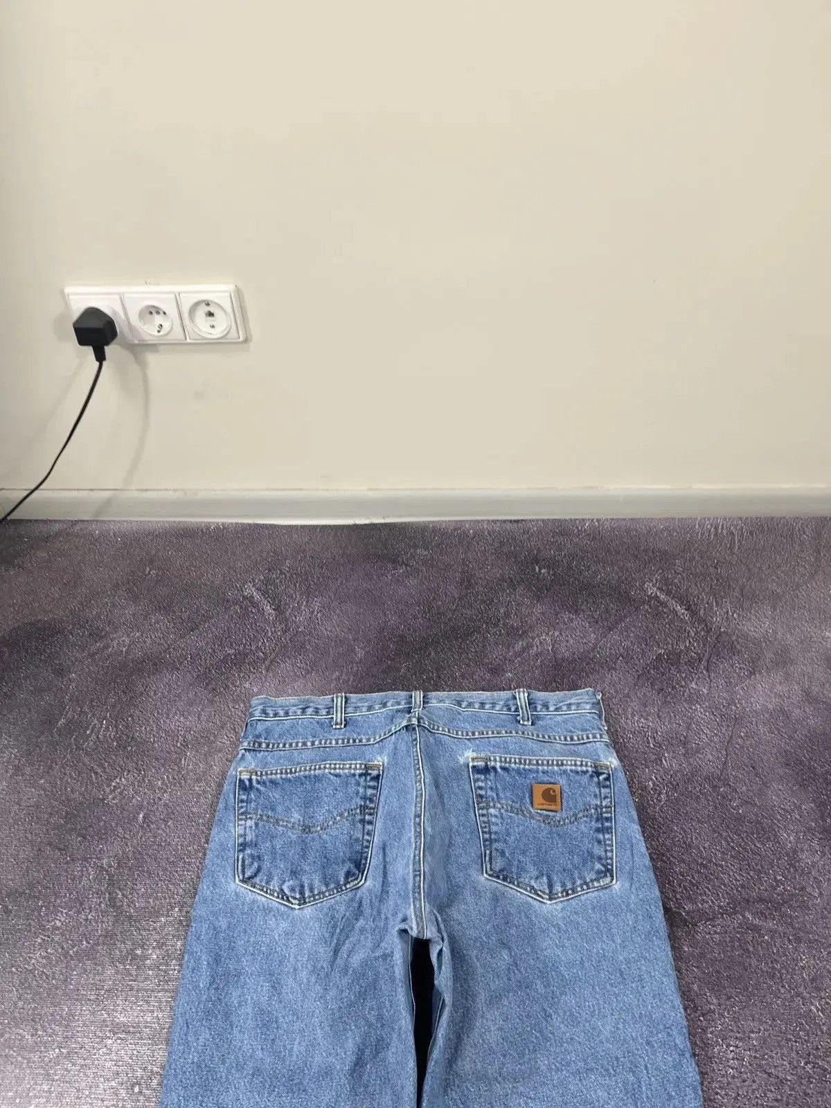 Carhartt × Vintage Vintage Carhartt Blue USA Relaxed Fit Hype Denim Jeans Size US 36 / EU 52 - 5 Thumbnail