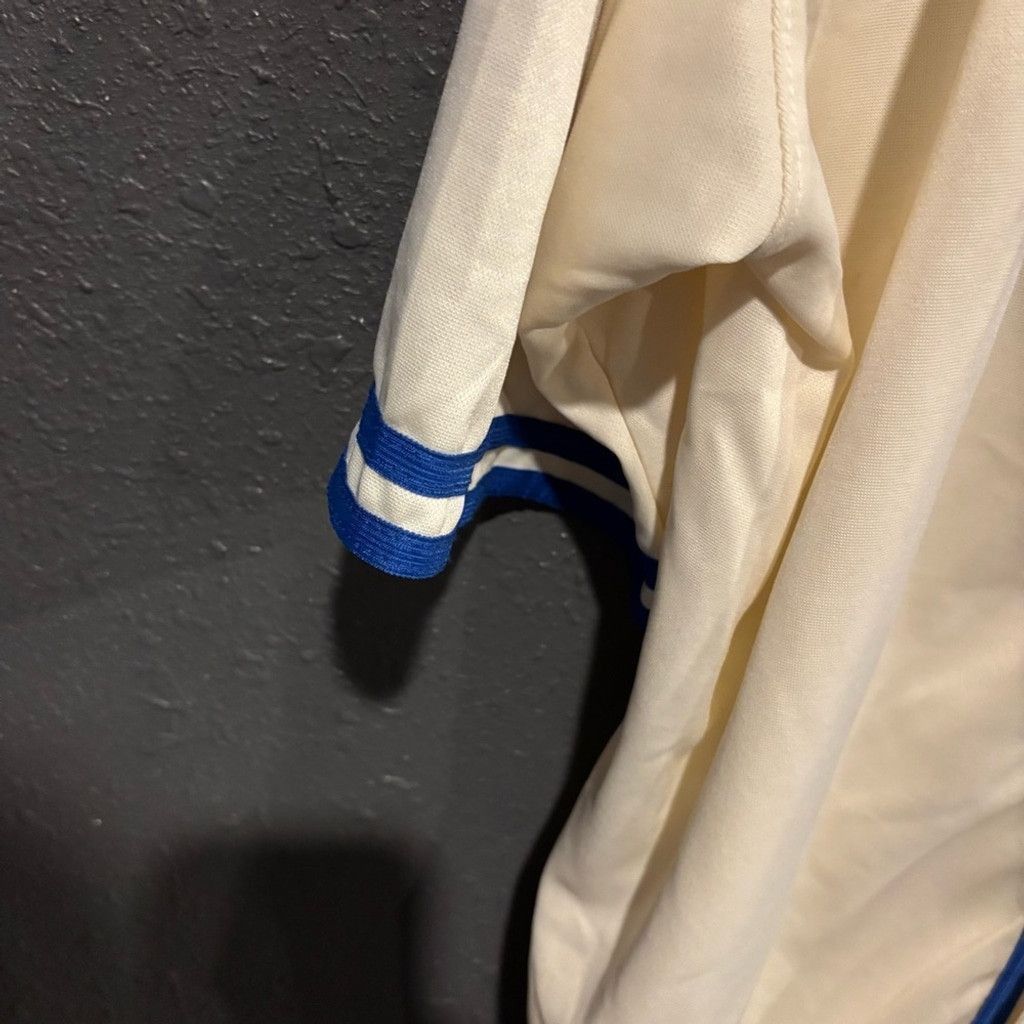 The Unbranded Brand Cream and Blue Royals Bo Jackson Baseball Jersey Size US XXL / EU 58 / 5 - 2 Thumbnail