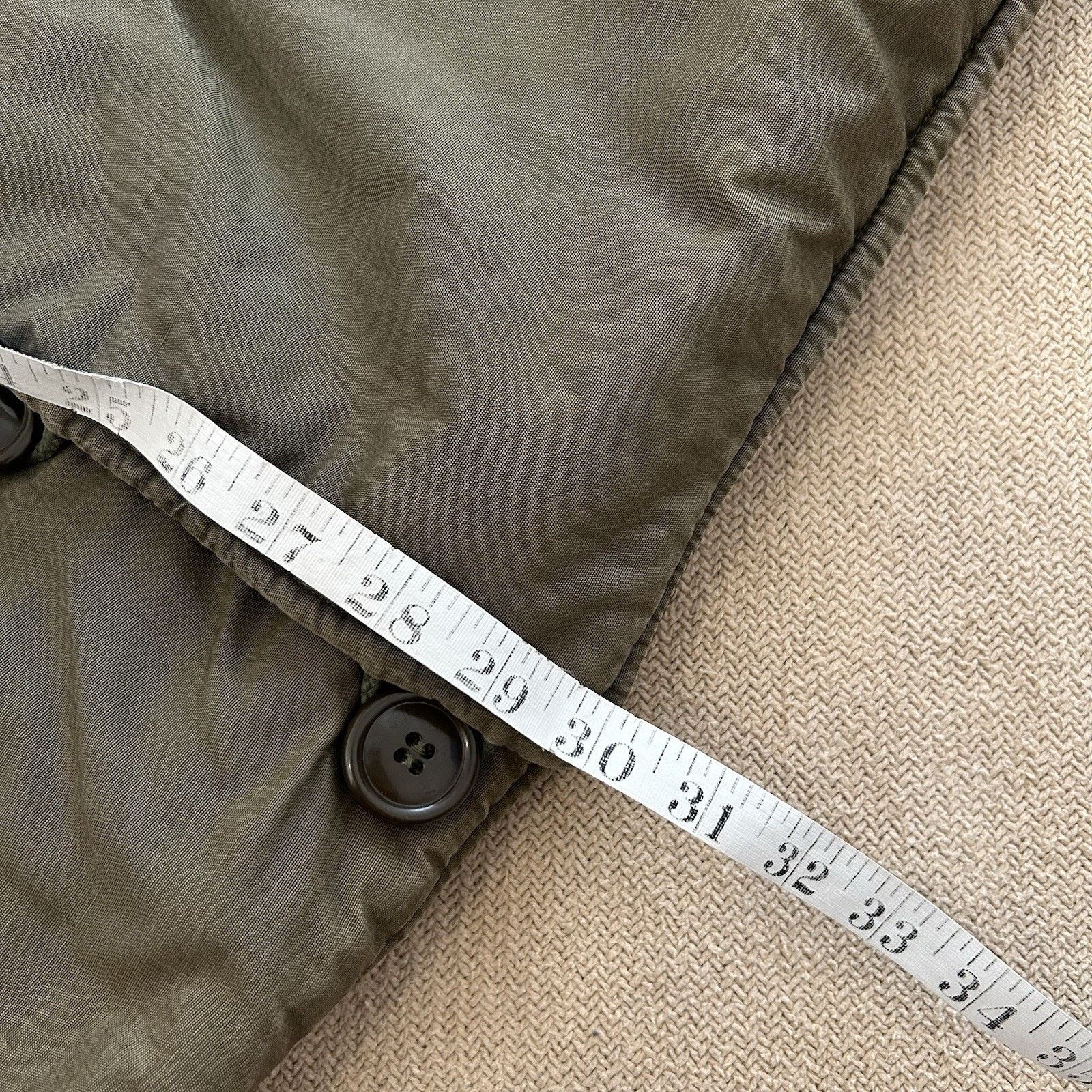 Vintage 40s WWII Army Military M-1943 Field Parka Pile Filled Jacket Size US L / EU 52-54 / 3 - 7 Thumbnail