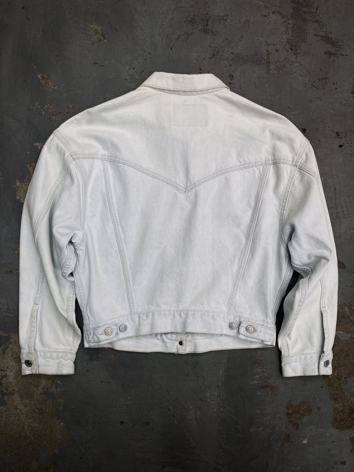 Levi's Vintage Clothing Vintage 93’ Levis Denim Trucker Jacket Size M / US 6-8 / IT 42-44 - 9 Thumbnail