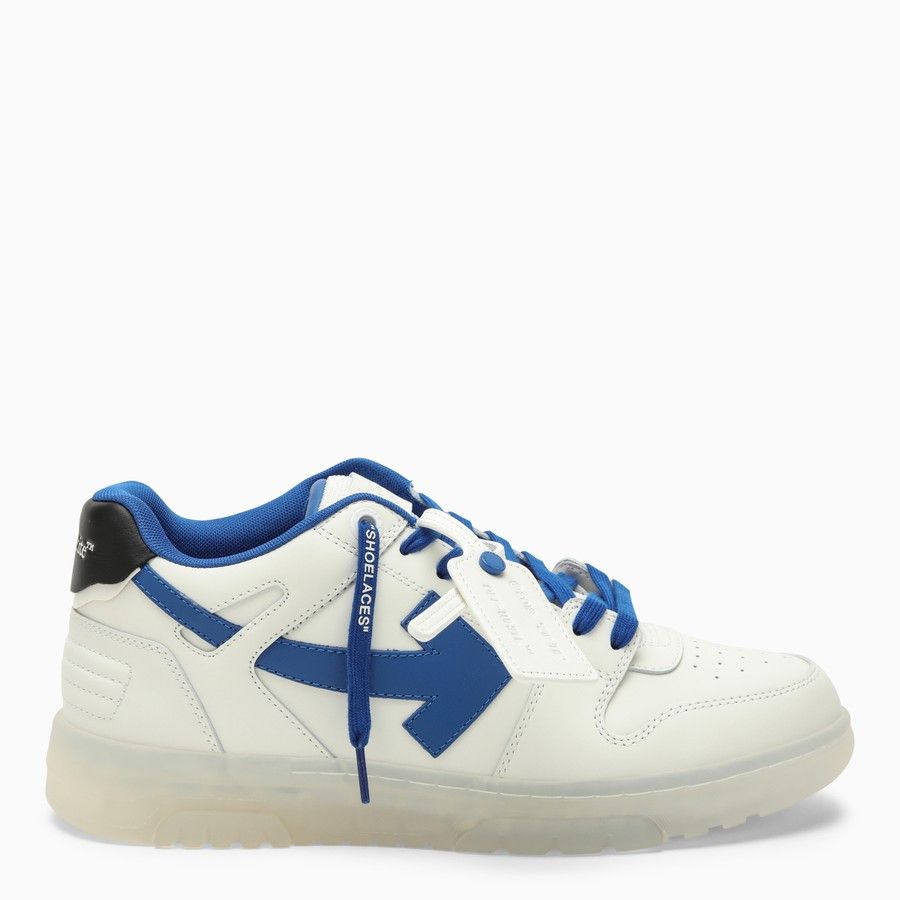 o1d2blof0424 Low-Top Trainers in White & Navy Blue