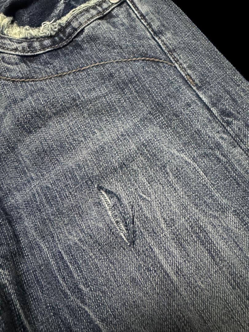 Beauty Beast INSANE Theoria Japan Sick Whisker Distressed Denim Jean Size US 31 - 7 Thumbnail