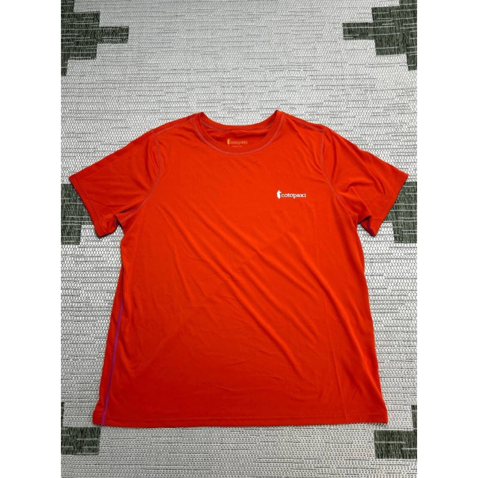 Cotopaxi Cotopaxi Fino Tech T Shirt Womens XXL Orange Logo Print Moisture Wicking Summer Size XXL / US 16-18 / IT 52-54 - 2 Thumbnail