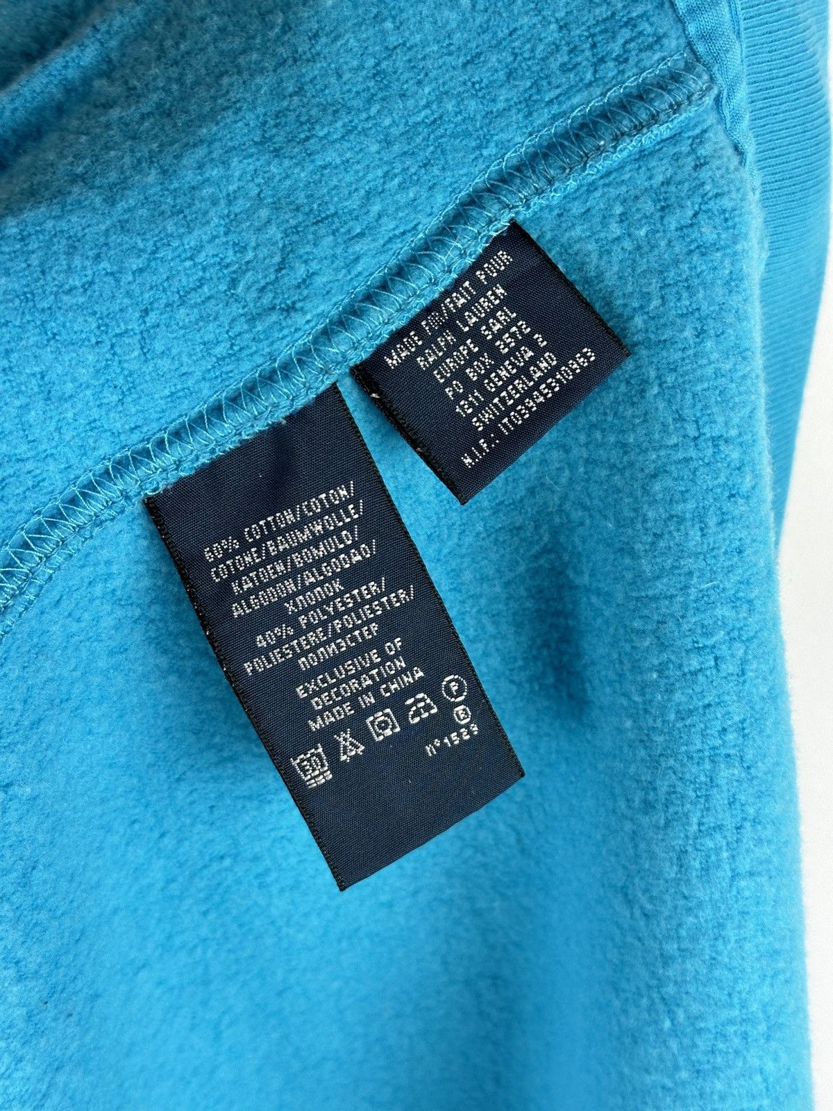 Polo Ralph Lauren × Vintage Vintage Y2K Polo Ralph Lauren Big Horse Logo Zip Up Hoodie Size L / US 10 / IT 46 - 6 Thumbnail