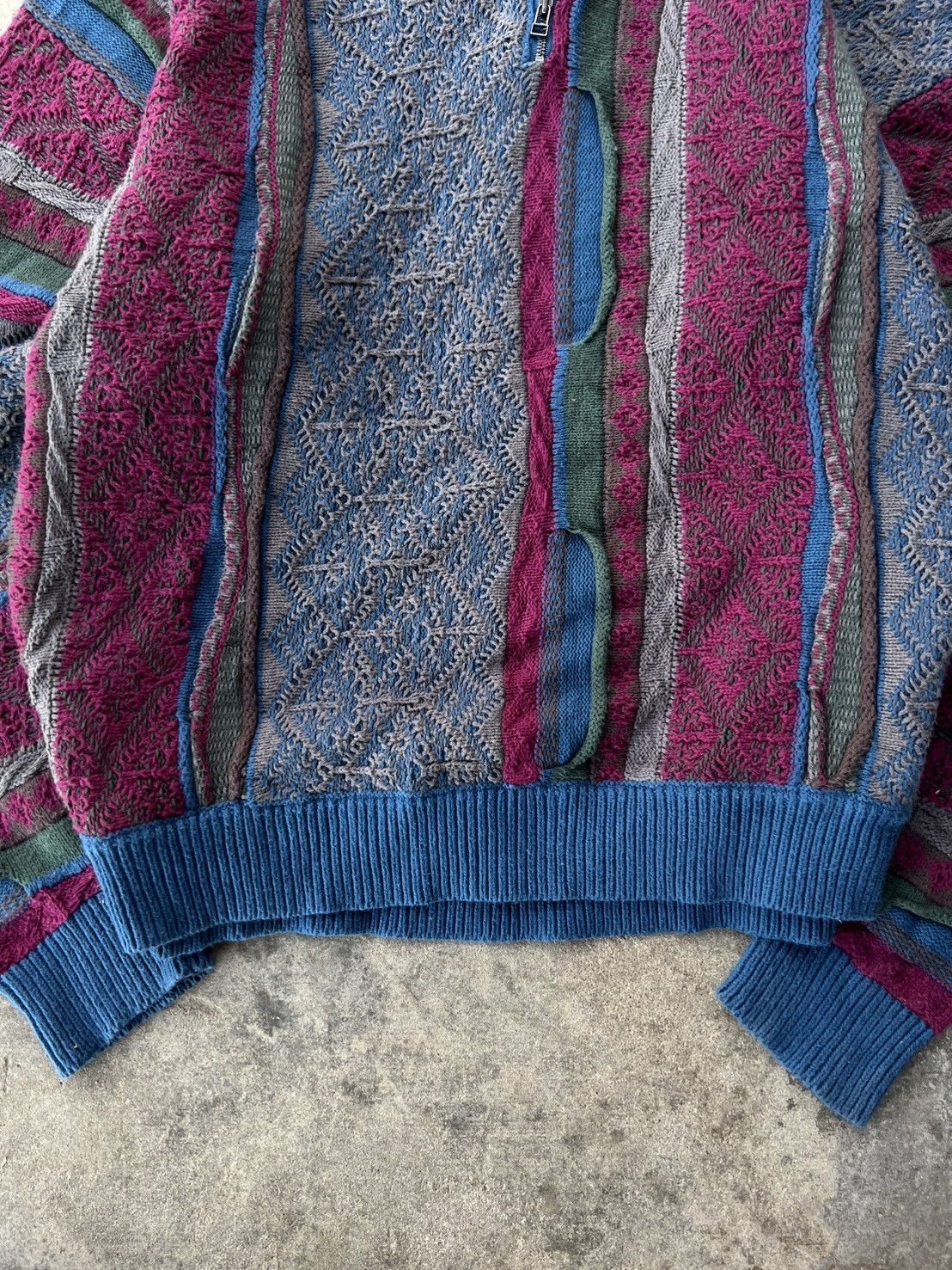 Vintage Coogi Style Sweater Half Zip Japanese Brand Size US M / EU 48-50 / 2 - 5 Thumbnail