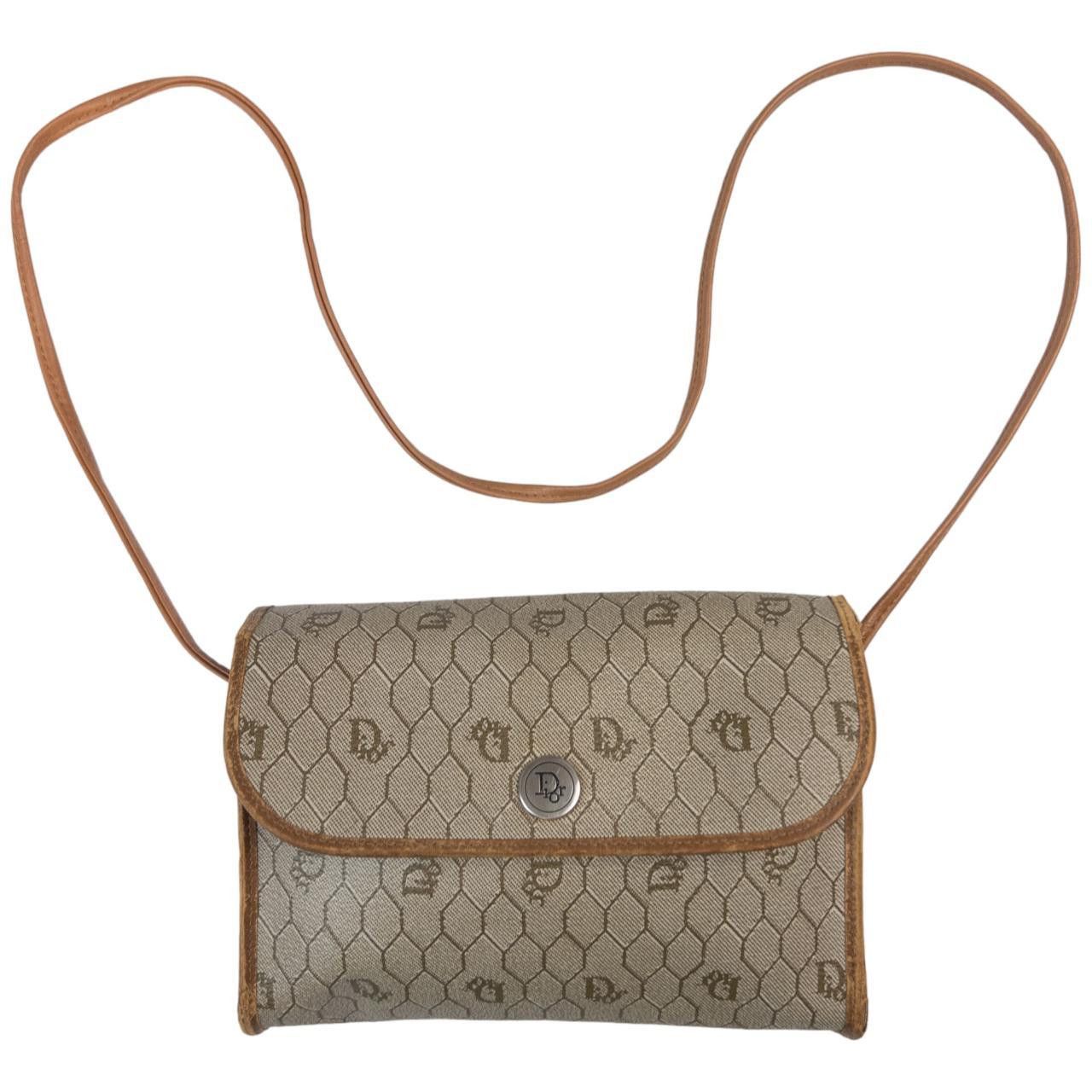Dior Vintage Dior Monogram Cross Body Bag Size ONE SIZE - 3 Thumbnail