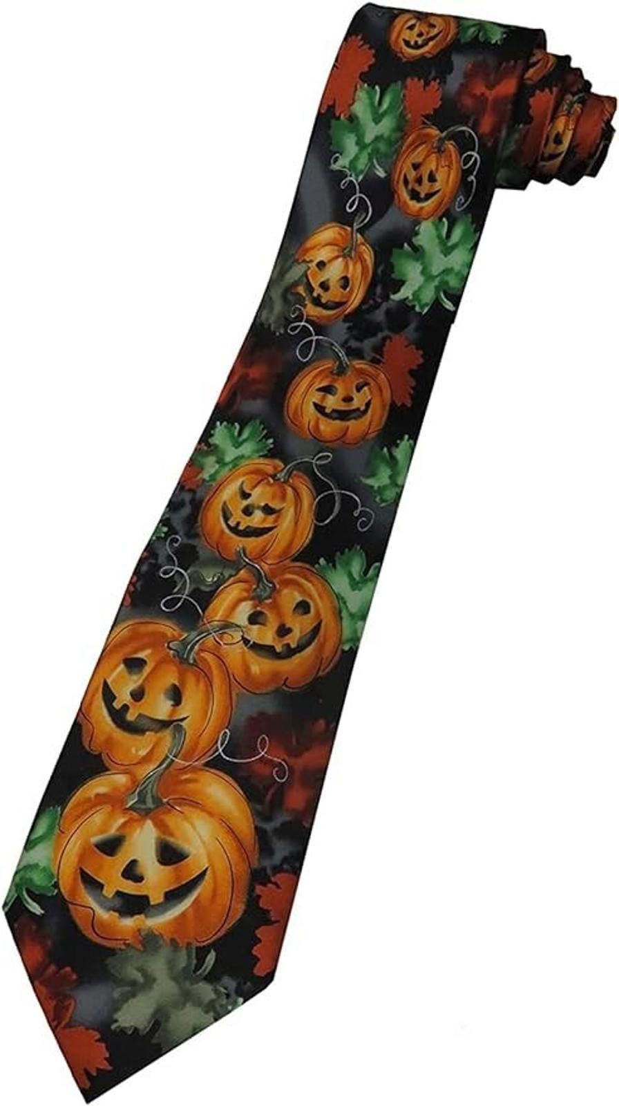 Designer Jerry Garcia XL Necktie Collection 55 Halloween NWT Size ONE SIZE - 1 Thumbnail