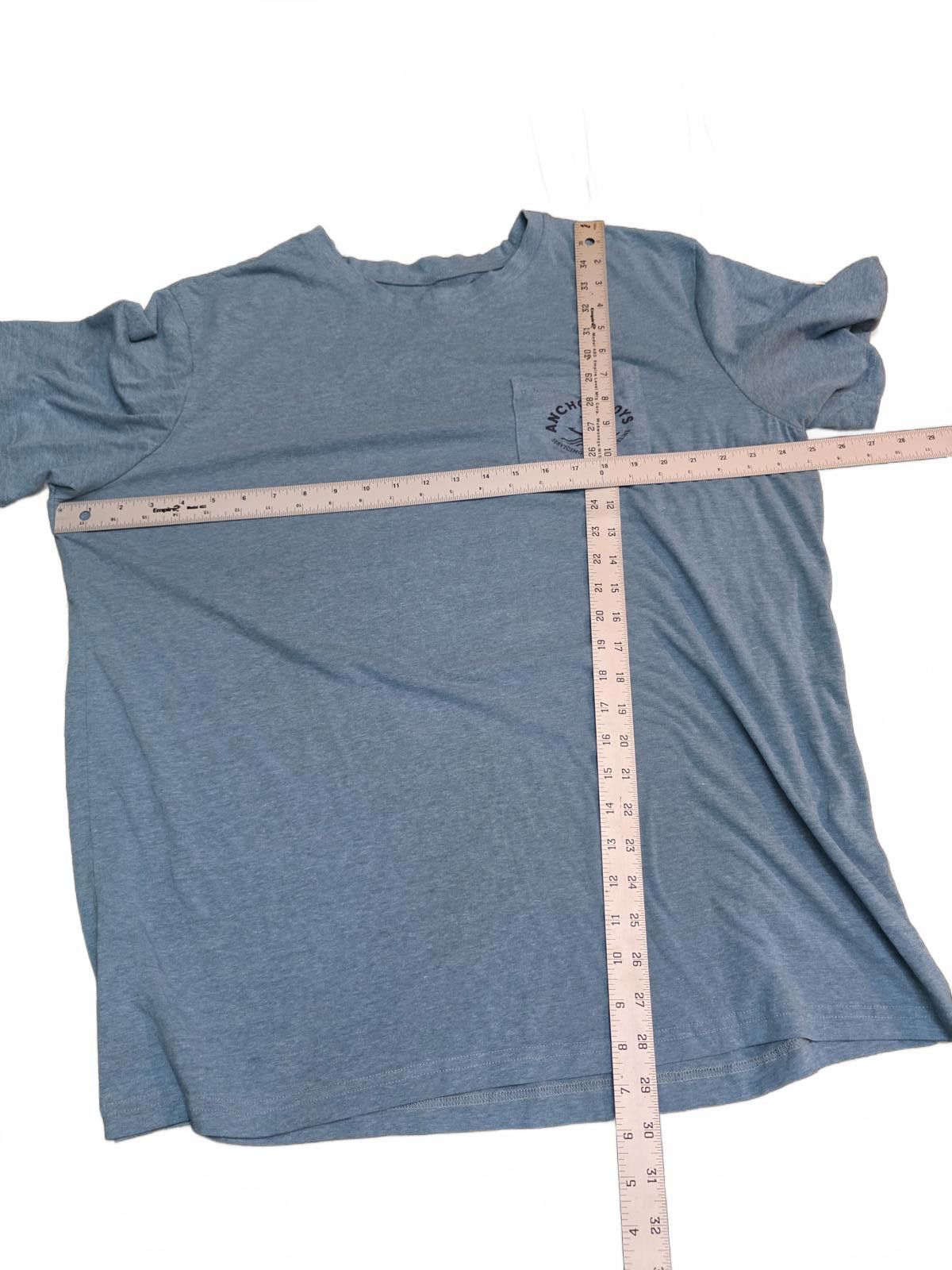 Other Anchor Boys Stay Salty T Shirt Blue Graphic Pocket Tee Size US M / EU 48-50 / 2 - 6 Thumbnail