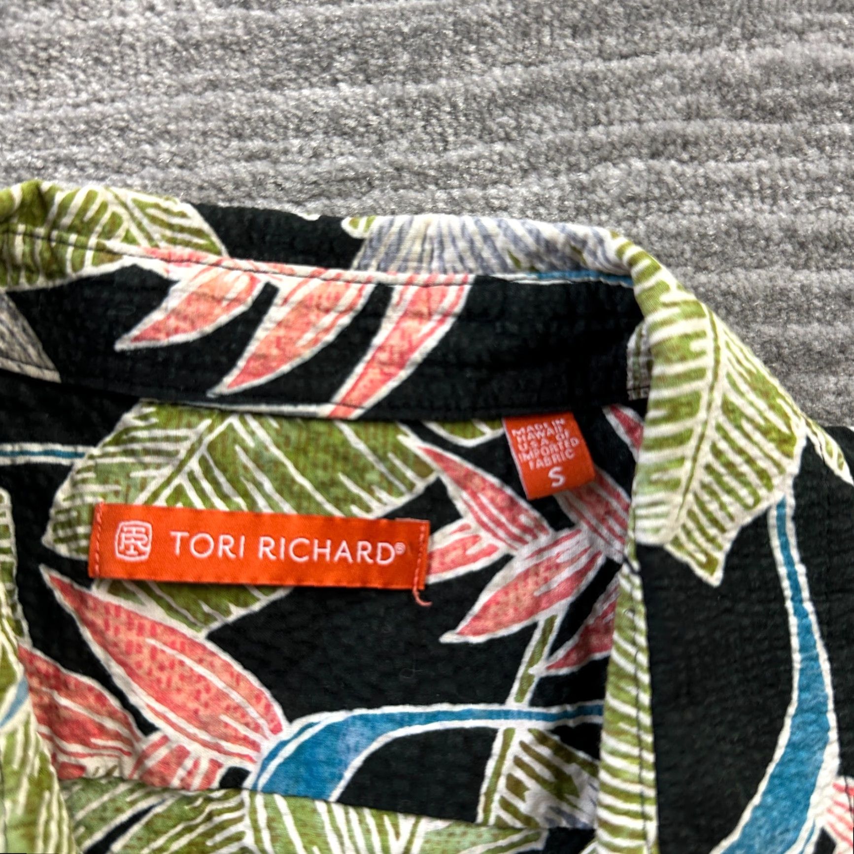 Tori Richard Tori Richard Shirt Mens Small Black Geometric Seersucker Button-Up Short Sleeve Casual Hawaiian Vintage: No Size US S / EU 44-46 / 1 - 6 Thumbnail