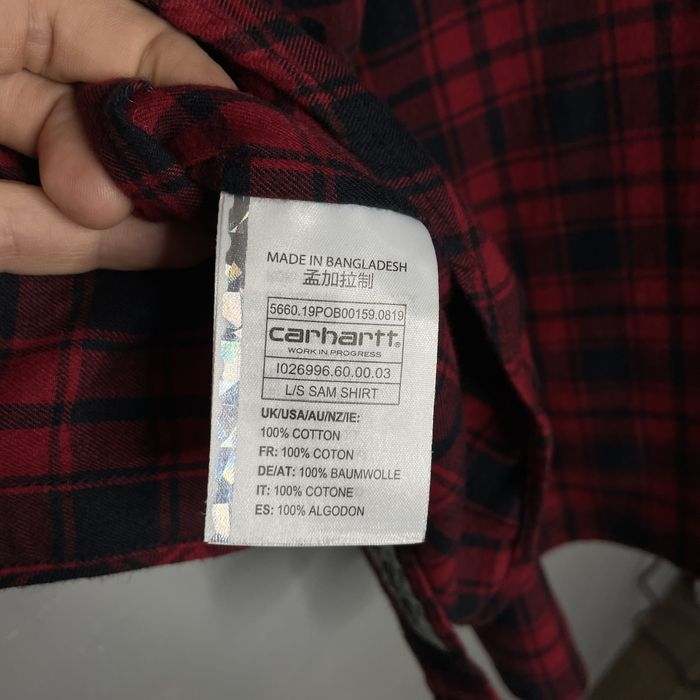 Carhartt Wip Carhartt WIP Sam Plaid Flannel Shirt Size XL | Grailed