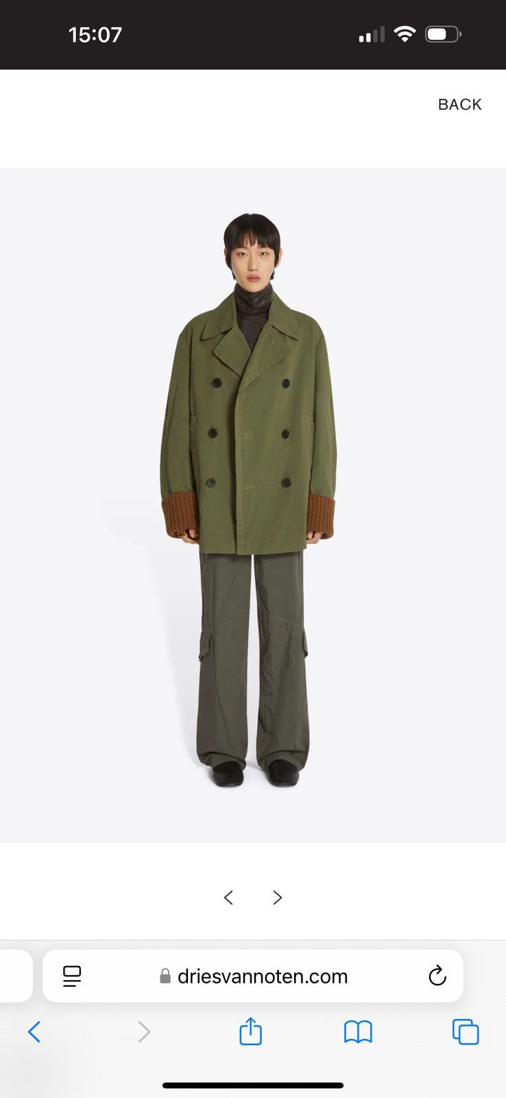 Dries Van Noten FW 24 25 double breasted coat new Size US L / EU 52-54 / 3 - 2 Thumbnail