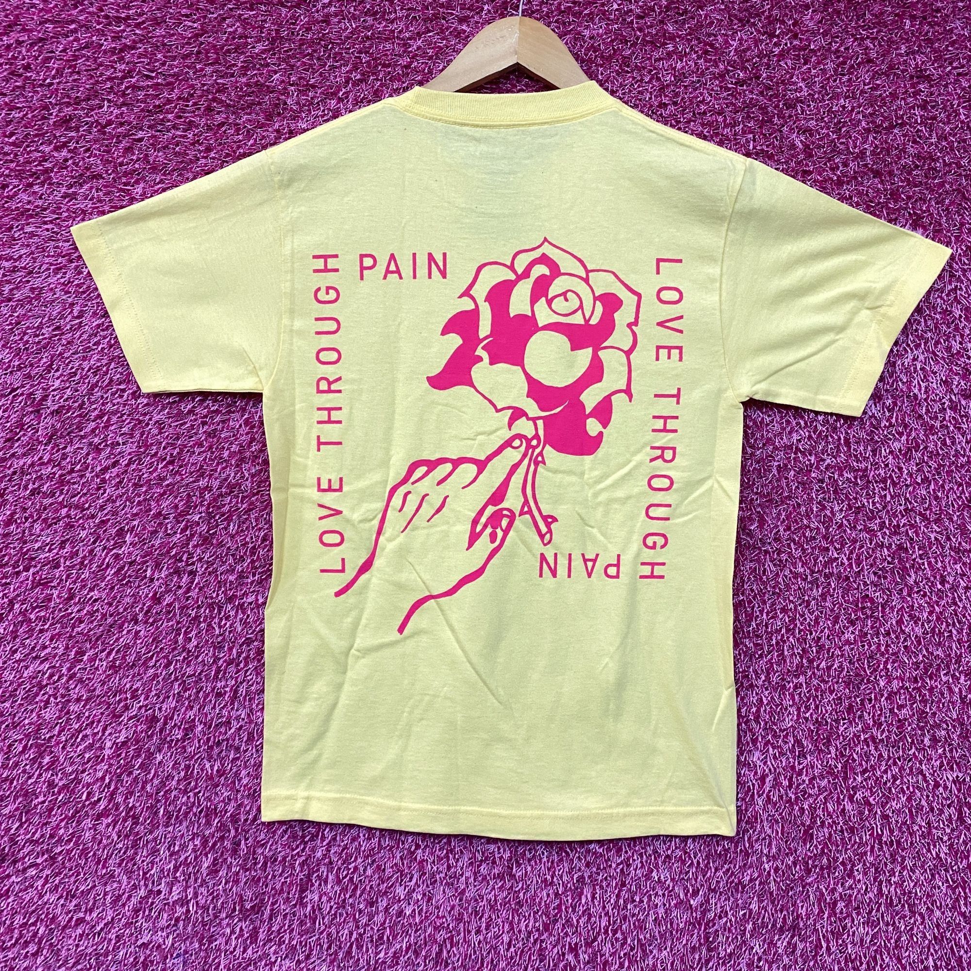 Empyre Empyre Love Through Pain Rose Double Sided Graphic Yellow T Size US S / EU 44-46 / 1 - 4 Thumbnail