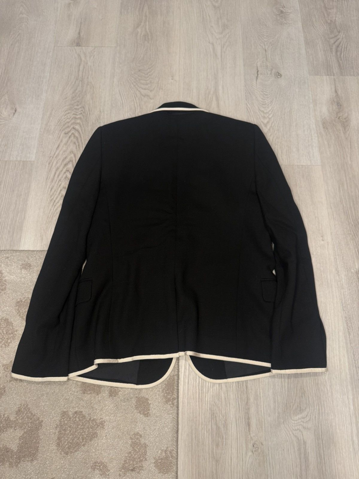 Saint Laurent Paris s/s 2013 white trim wool blazer!! Size US S / EU 44-46 / 1 - 4 Thumbnail