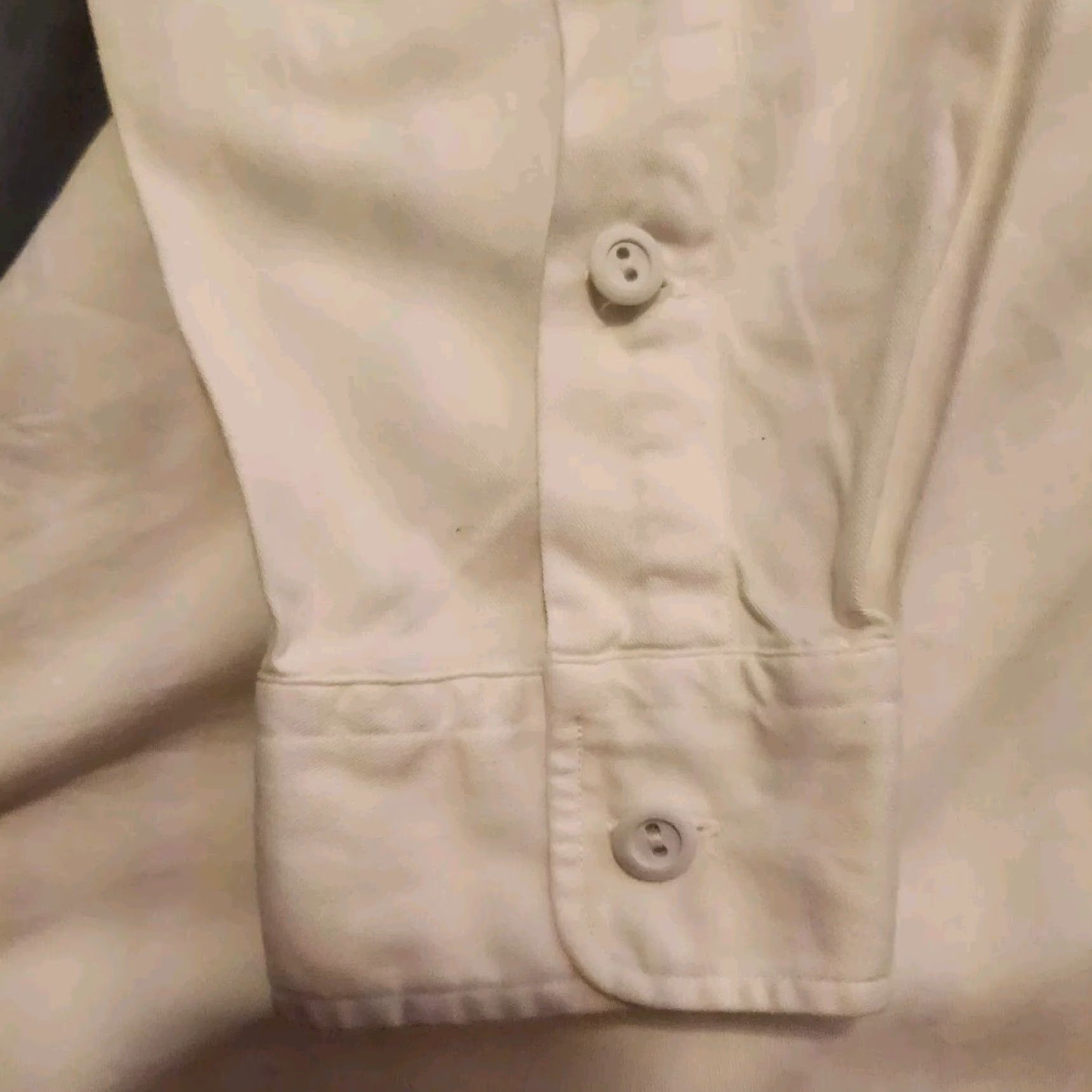 Polo Ralph Lauren VINTAGE Polo Ralph Lauren Rugby Polo White Shirt XL Men Long Sleeve Cotton with Pockets US Polo Sailing Heavy Cotton Size US XL / EU 56 / 4 - 3 Thumbnail