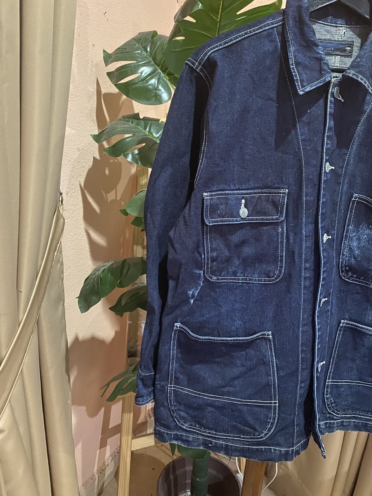 Japanese Brand Vintage PAIRSHINE Japan Denim Chore Jacket Workwear Style Size US M / EU 48-50 / 2 - 5 Thumbnail
