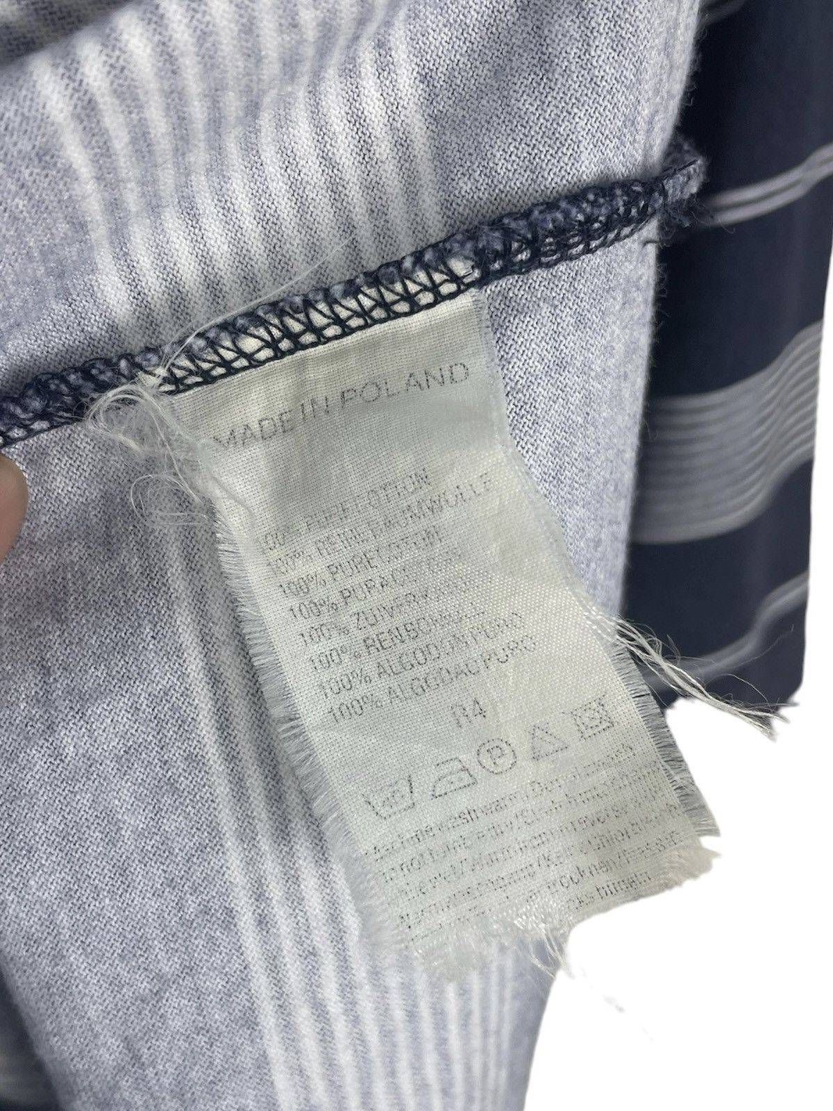 Burberry × Vintage Vintage Burberry Striped T-Shirt Poland Made OG Logo Size US M / EU 48-50 / 2 - 4 Thumbnail