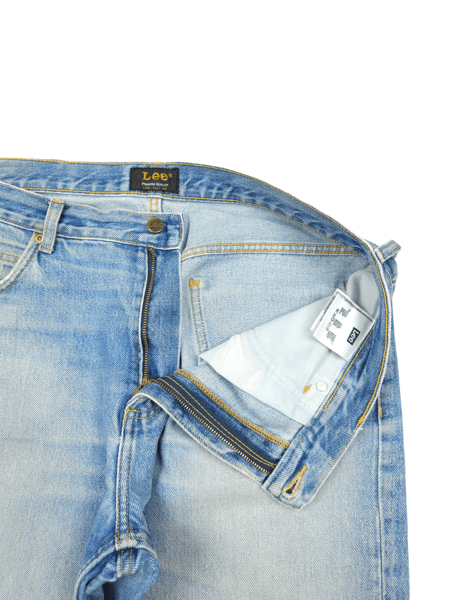 Japanese Brand × Lee × Vintage 💎 Size 36/32 Vintage 90's Lee Baggy Jeans Chicago Washed Size US 36 / EU 52 - 5 Thumbnail