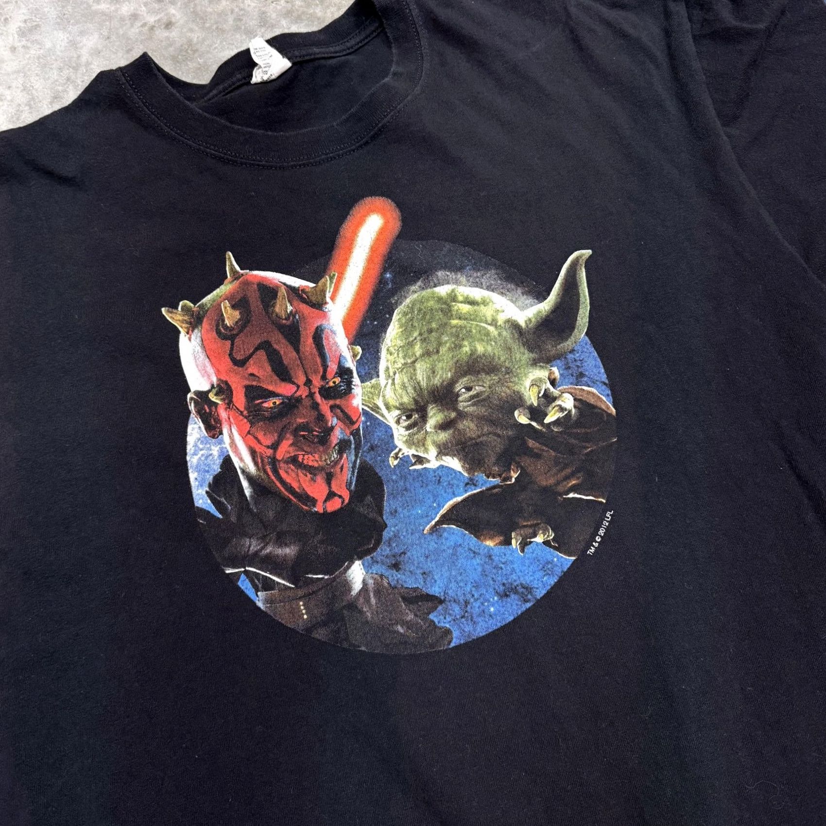Gildan Star Wars Shirt Mens XL Yoda Darth Maul Episode I 3D Graphic Tee phantom menace Size US XL / EU 56 / 4 - 2 Thumbnail