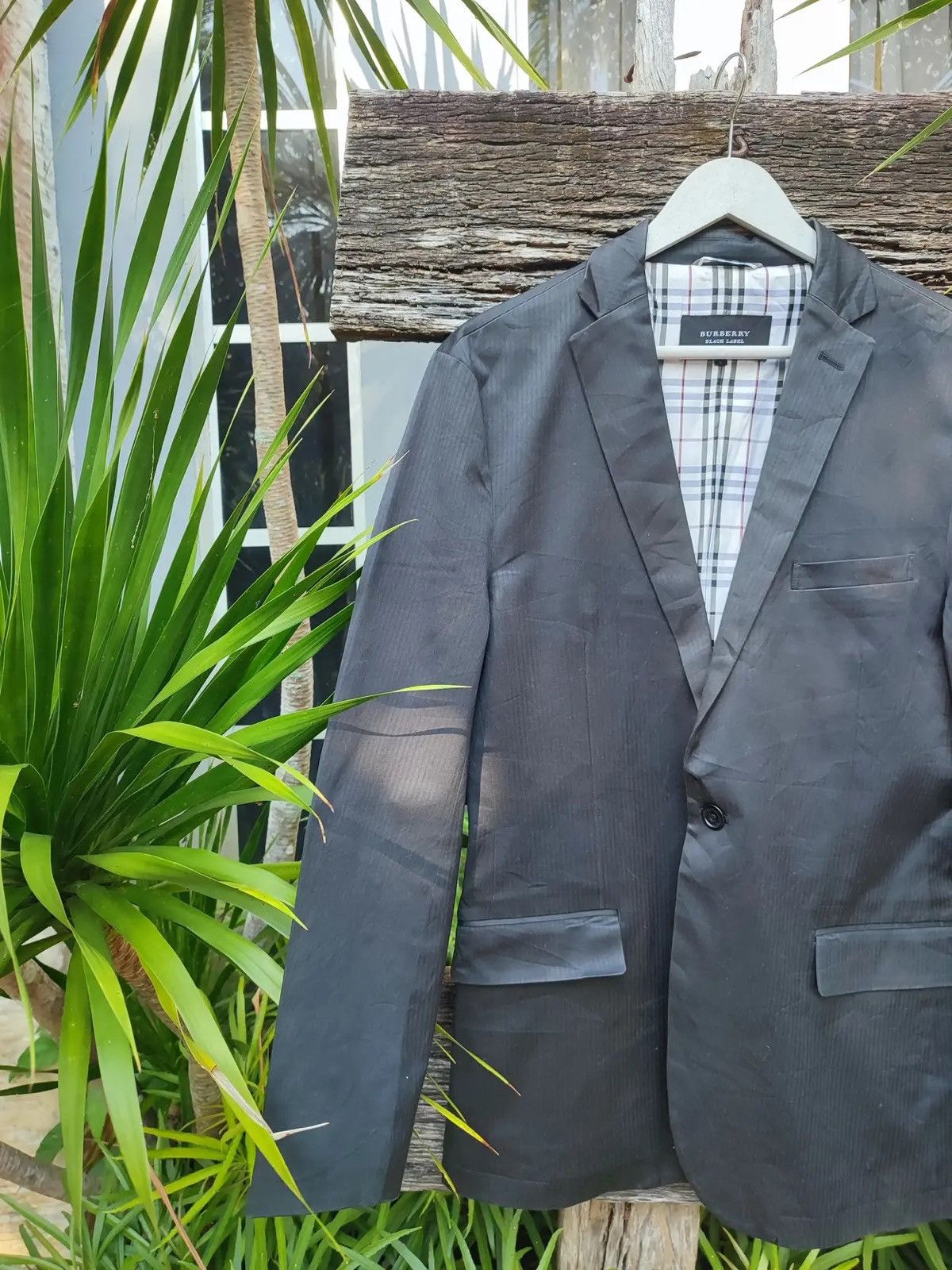 Burberry Burberry Black Label Single-Breasted Blazer – Charcoal Size 38R - 3 Thumbnail