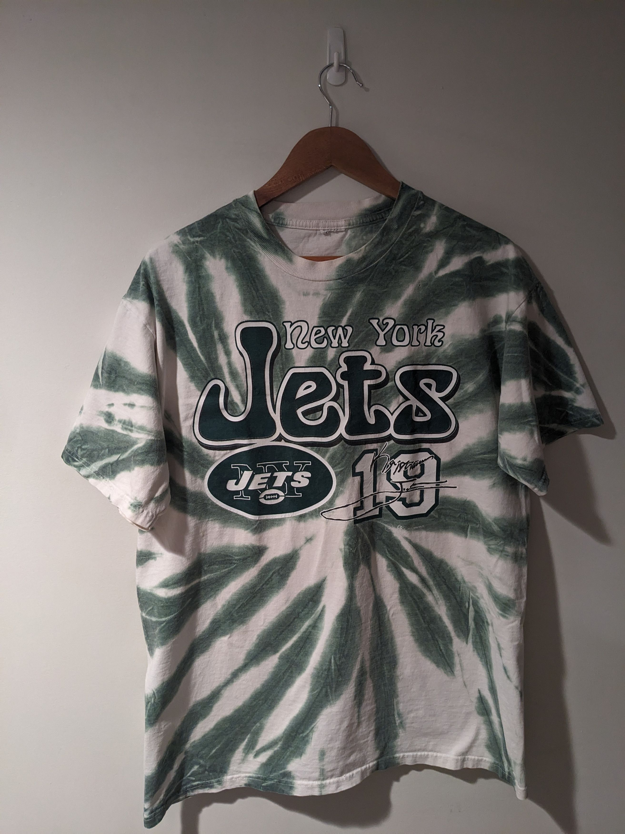 NFL × Vintage Vintage 1999 New York Jets NFL Football Green Large T-Shirt Size US L / EU 52-54 / 3 - 1 Thumbnail