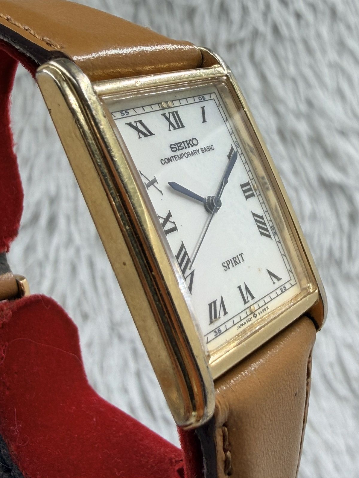 Seiko Rare SEIKO Tank Contemporary Basic Spirit Quartz Men’s Watch Size ONE SIZE - 10 Thumbnail
