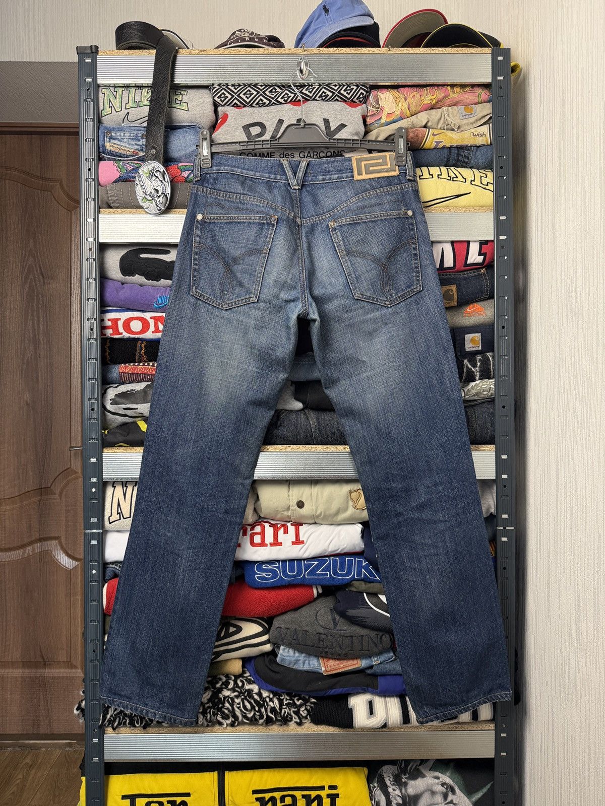 Versace Luxury Opium Versace Metal Medusa Denim Vintage Jeans Pants Size US 34 / EU 50 - 2 Thumbnail