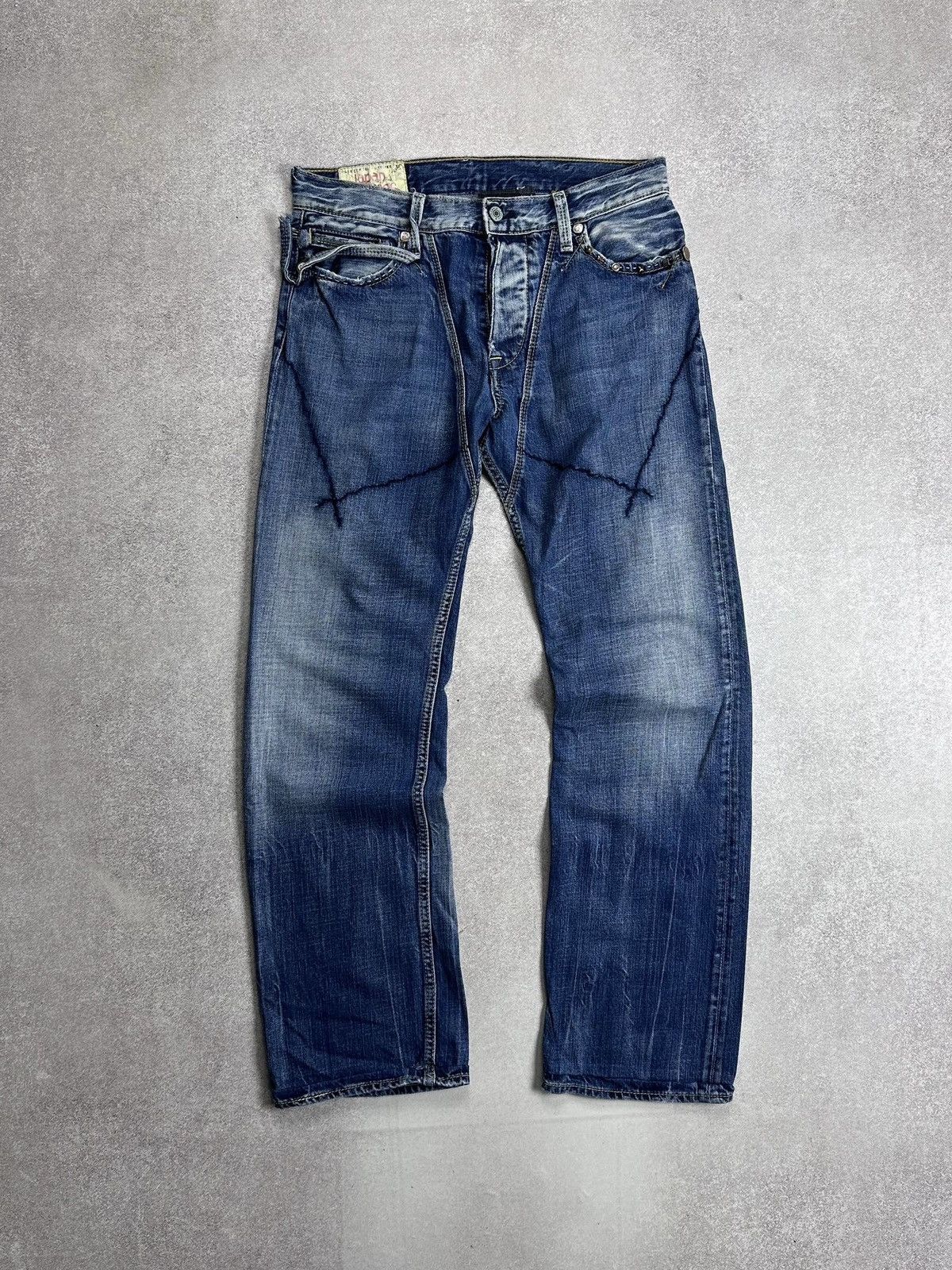 Japanese Brand Vintage Japan Rags Jeans Baggy Y2K Pants 30 Size US 30 / EU 46 - 1 Thumbnail
