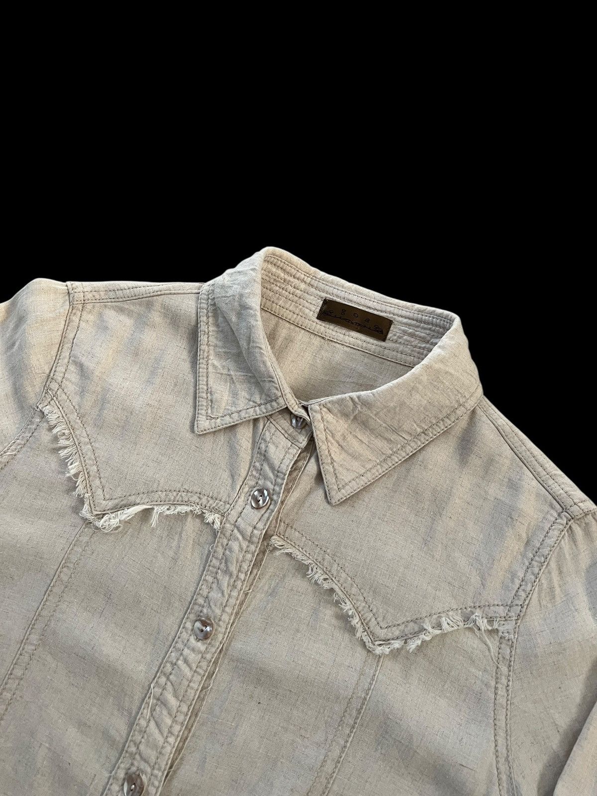 GOA GOA Unconstruct Western Button Shirt Size S / US 4 / IT 40 - 3 Thumbnail