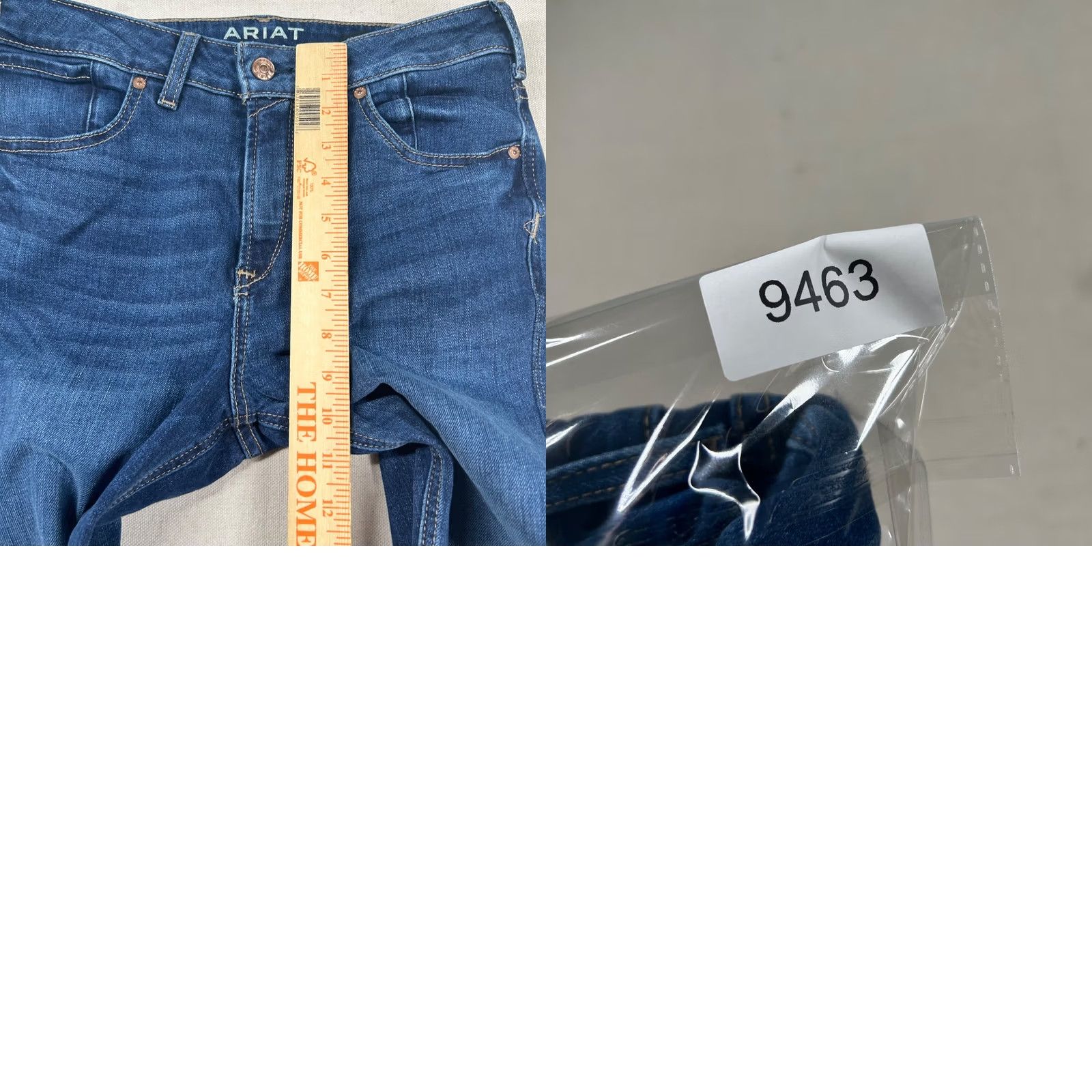 Ariat Ariat Jeans Womens High Rise Skinny Capri Premium Italian Denim Equestrian Blue Dark 28R Size 28" / US 6 / IT 42 - 8 Thumbnail