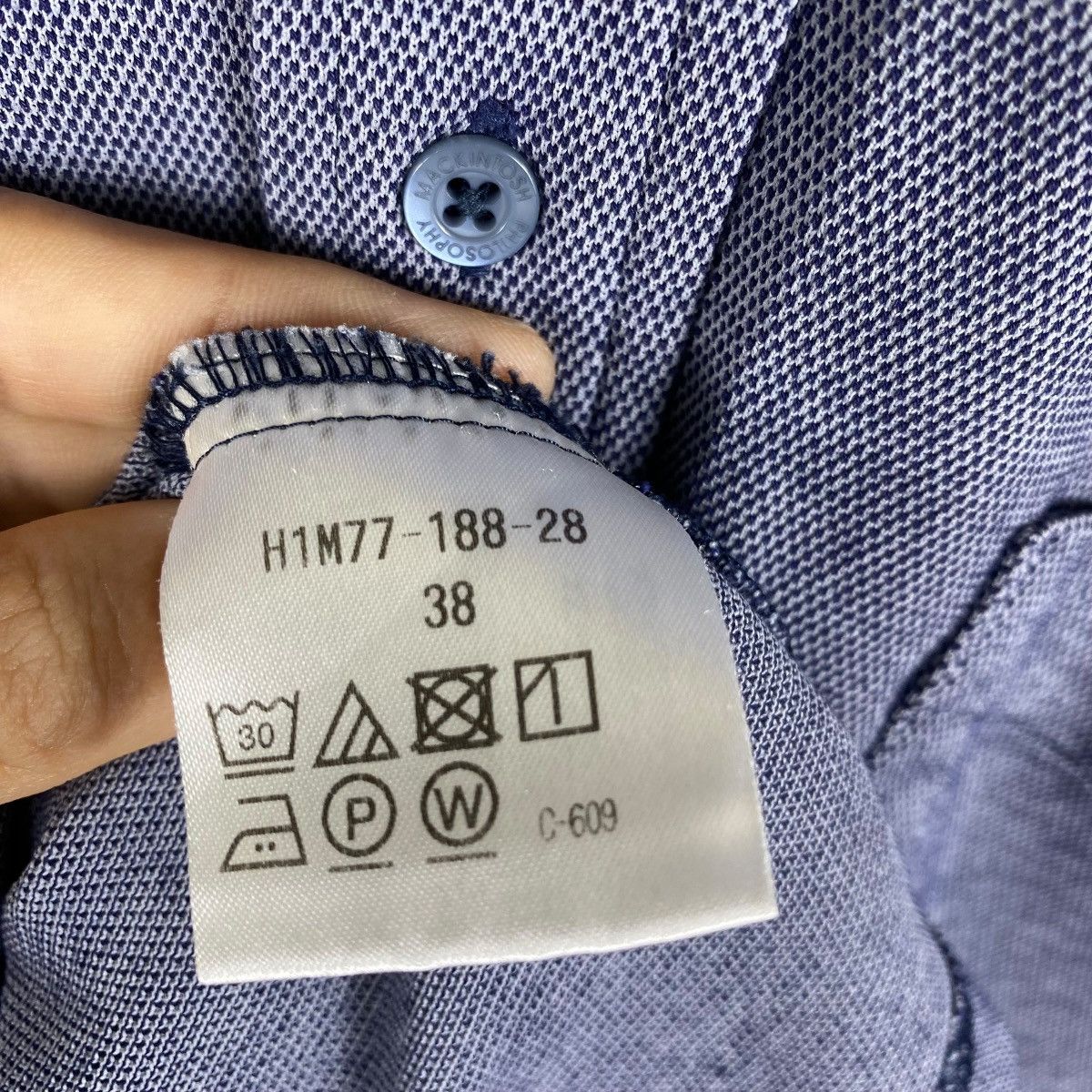 Japanese Brand × Mackintosh MACKINTOSH PHILOSOPHY TROTTER Button Down Polo Shirt Size 38 Size US S / EU 44-46 / 1 - 6 Thumbnail