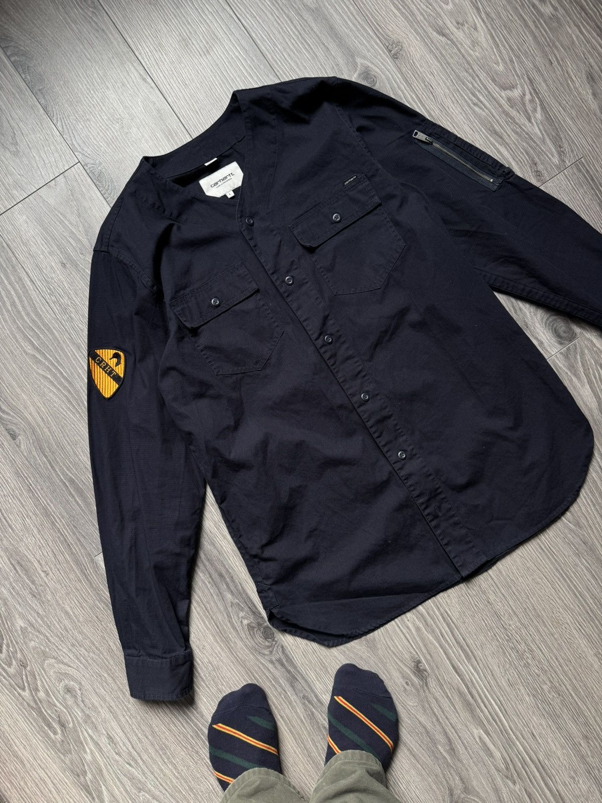 Carhartt Carhartt L/S Pierre Shirt workwear Size US L / EU 52-54 / 3 - 5 Thumbnail
