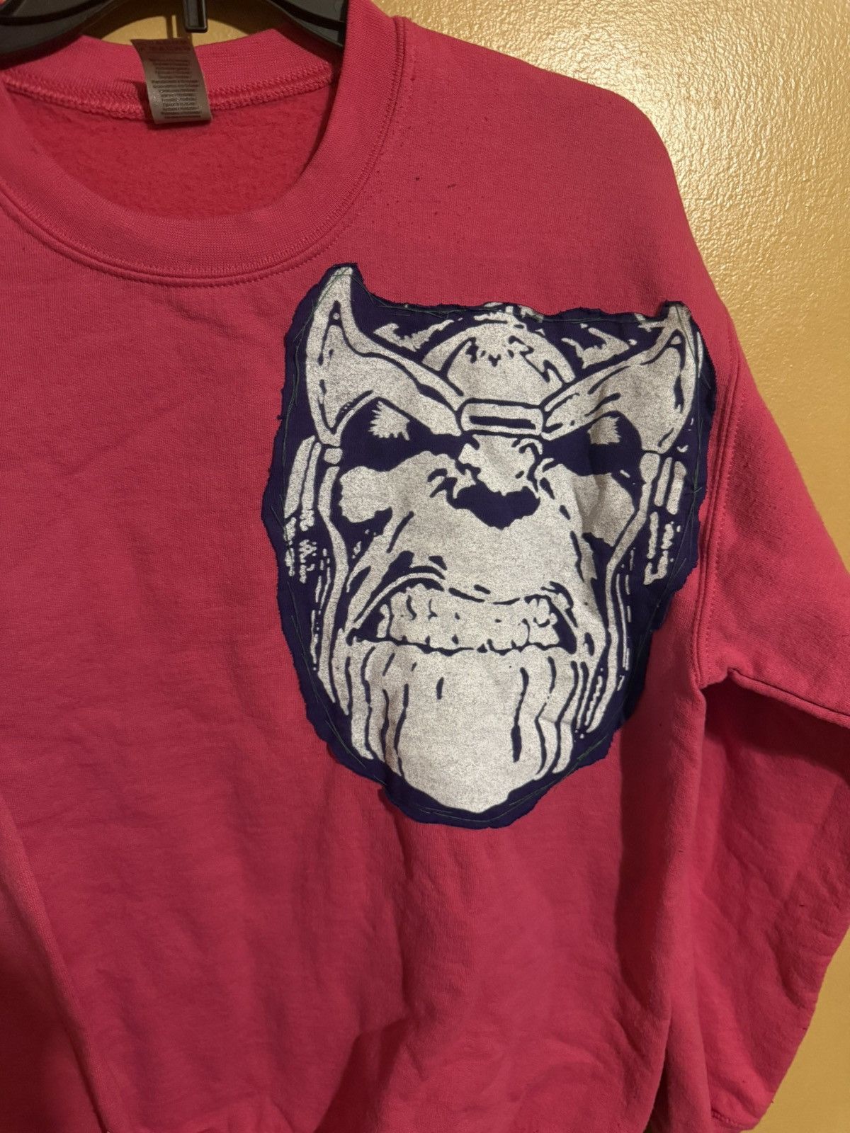 Gildan Pink and purple Thanos sweatshirt meduim #Marvel #Thanos Size US M / EU 48-50 / 2 - 2 Thumbnail