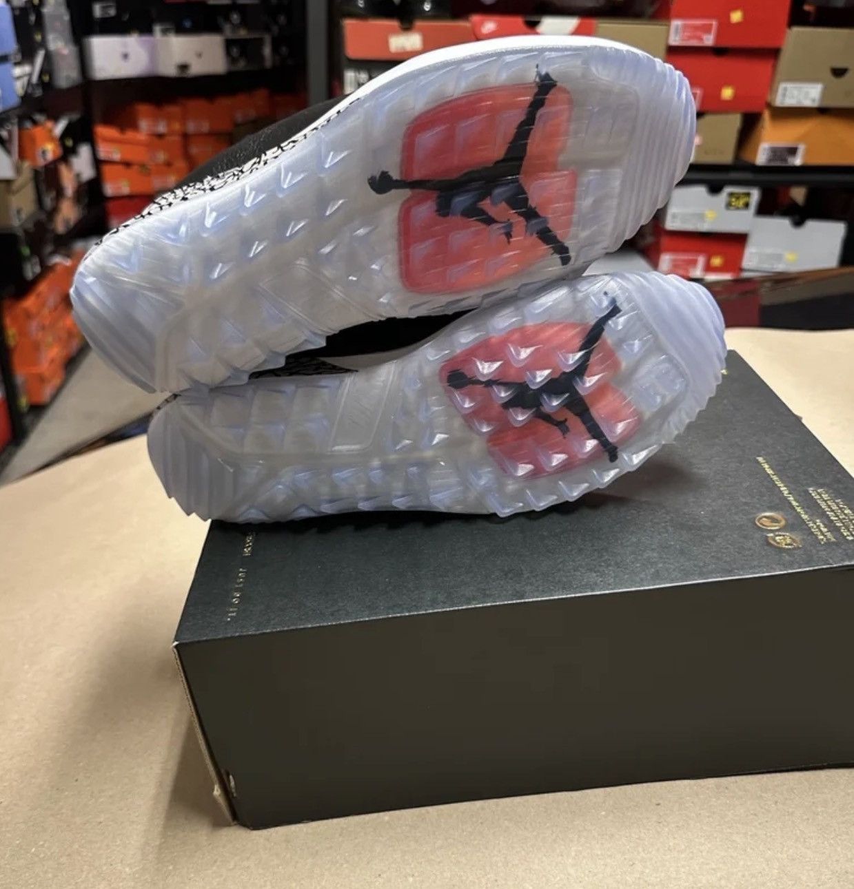 Jordan Brand Nike Air Jordan ADG Black Cement men’s sz 7.5 golf shoes NEW Size US 7.5 / EU 40-41 - 5 Thumbnail