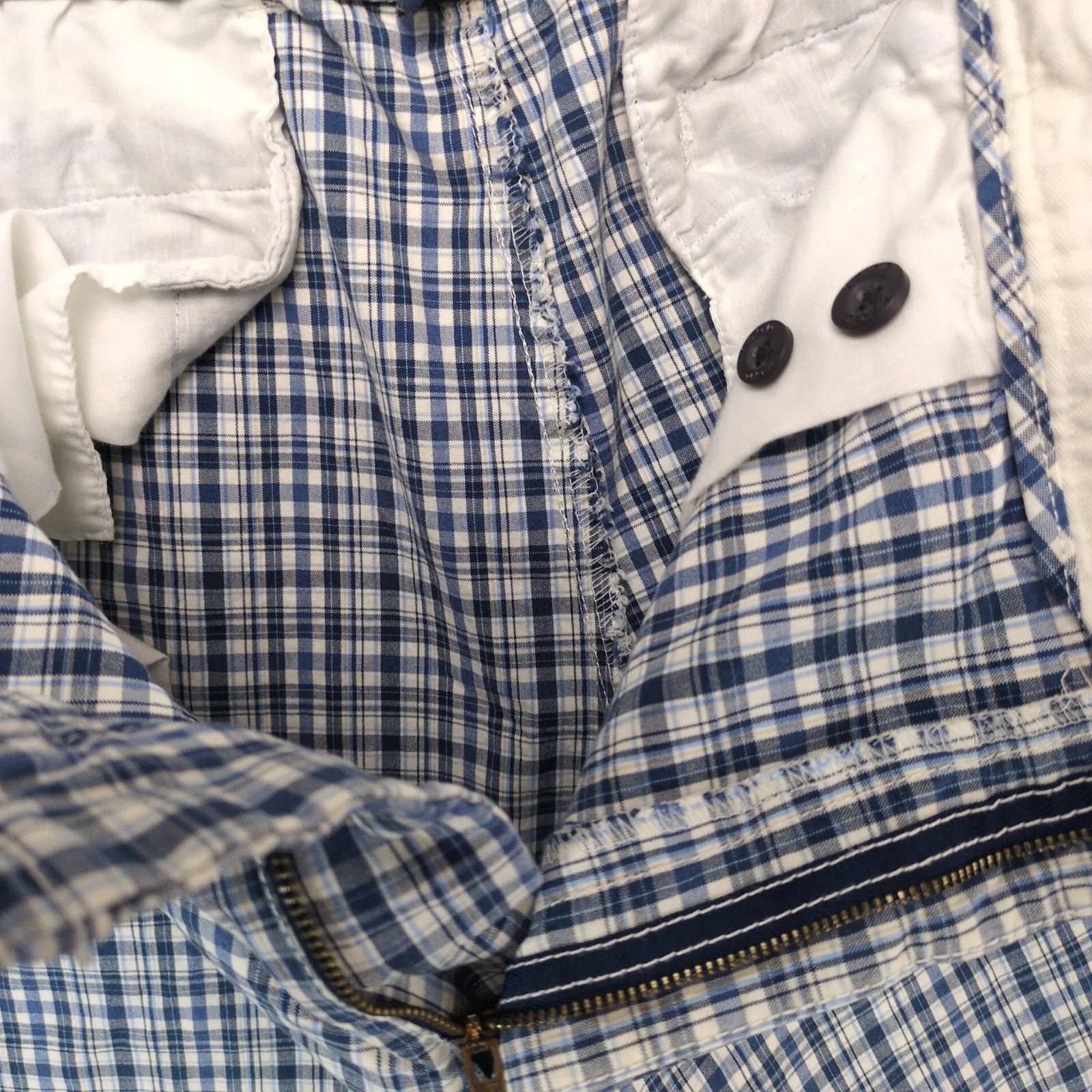 Izod Izod Blue Plaid Cotton Bermuda Shorts Men's 38x10" Skater Size US 38 / EU 54 - 9 Thumbnail