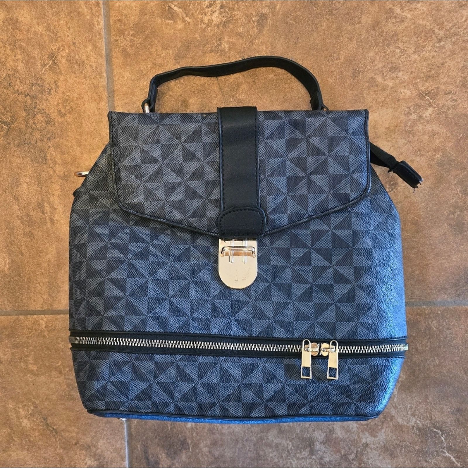 Other Navy Gold Detailed Bucket Bag Size ONE SIZE - 1 Thumbnail
