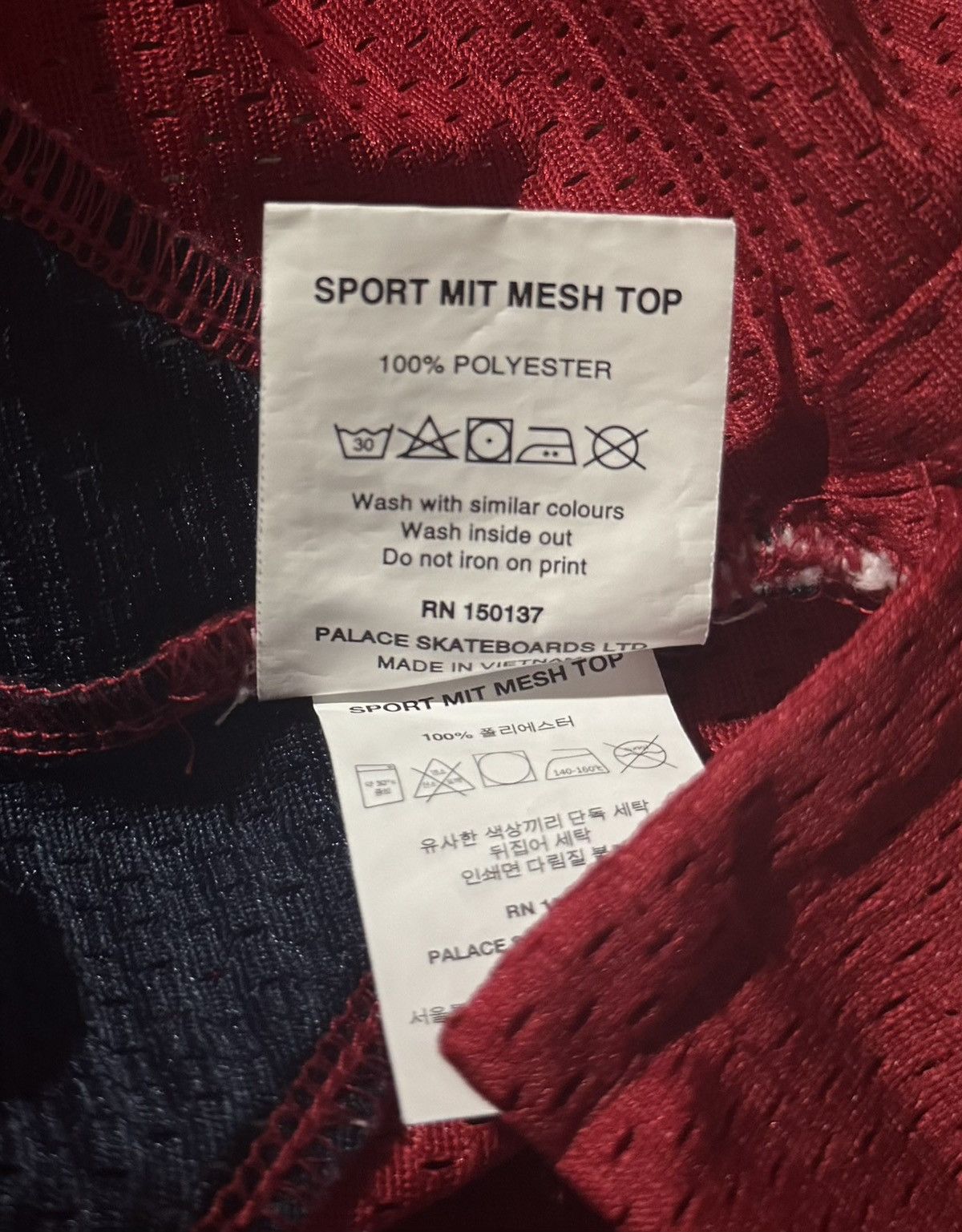 Palace Palace sport mit mesh top jersey Size US L / EU 52-54 / 3 - 4 Thumbnail