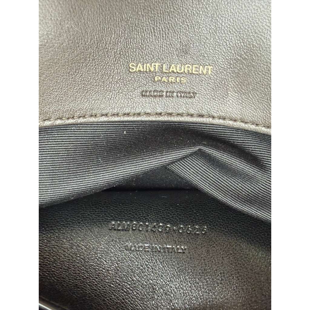Saint Laurent Paris CC31 Size: OS / YSL Loulou Medium Shoulder Bag in Dark Brown Size ONE SIZE - 11 Thumbnail