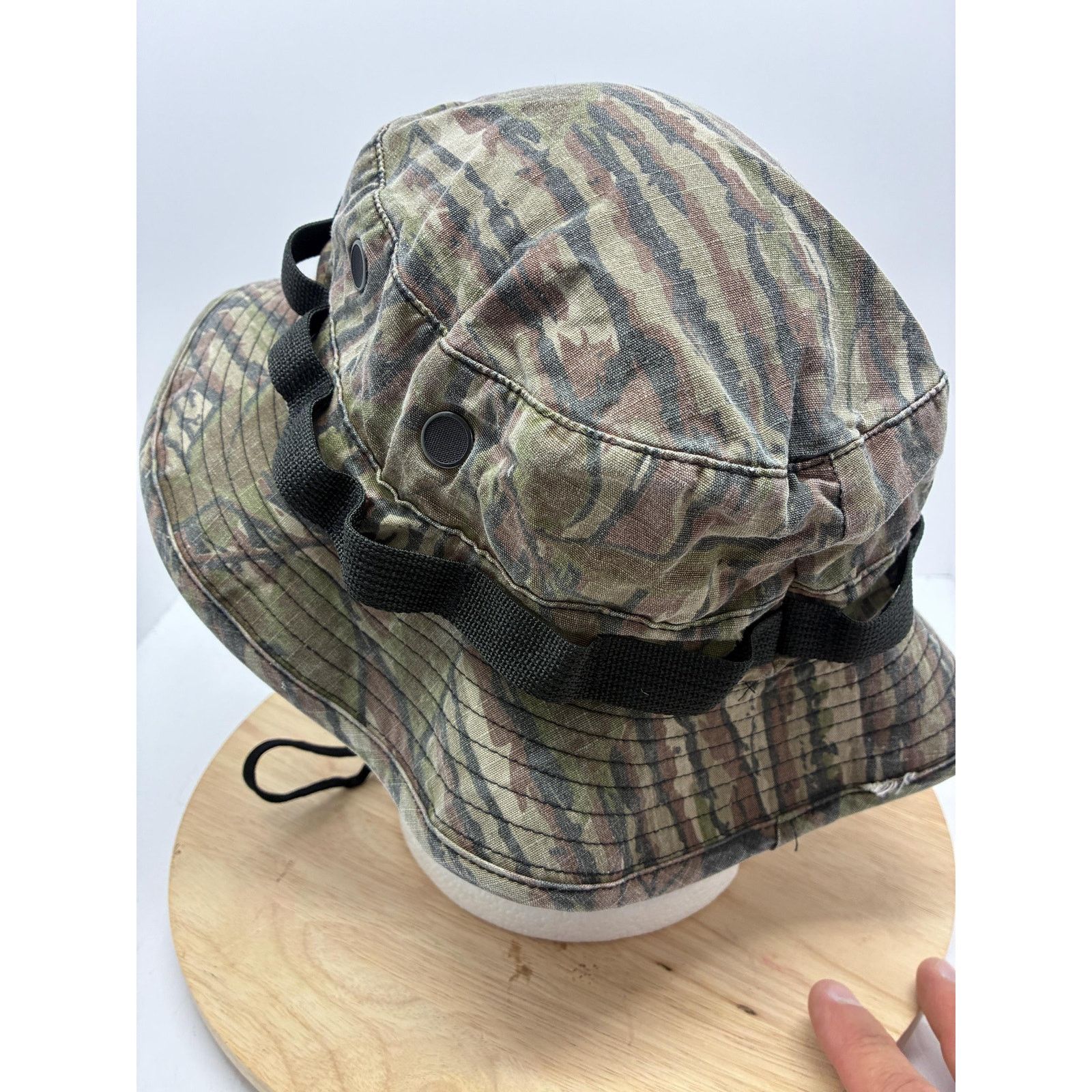 Other Vintage 1992 U.S. Military Boonie Hat Woodland Size 7 1/2 Size ONE SIZE - 5 Thumbnail
