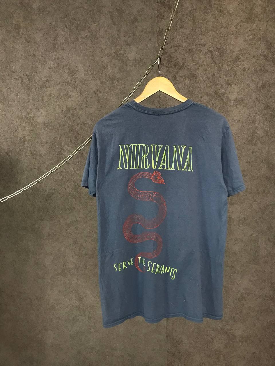 Band Tees Nirvana rock band overprinted tee Size US S / EU 44-46 / 1 - 2 Thumbnail