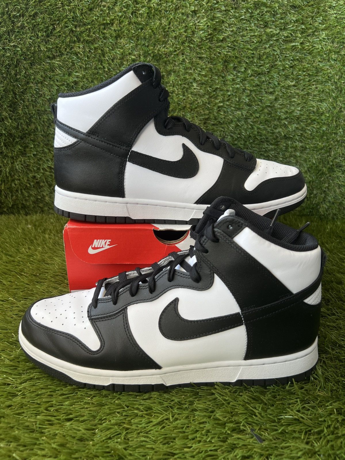 Nike Nike Dunk High Black White Panda Size US 11.5 / EU 44-45 - 1 Thumbnail