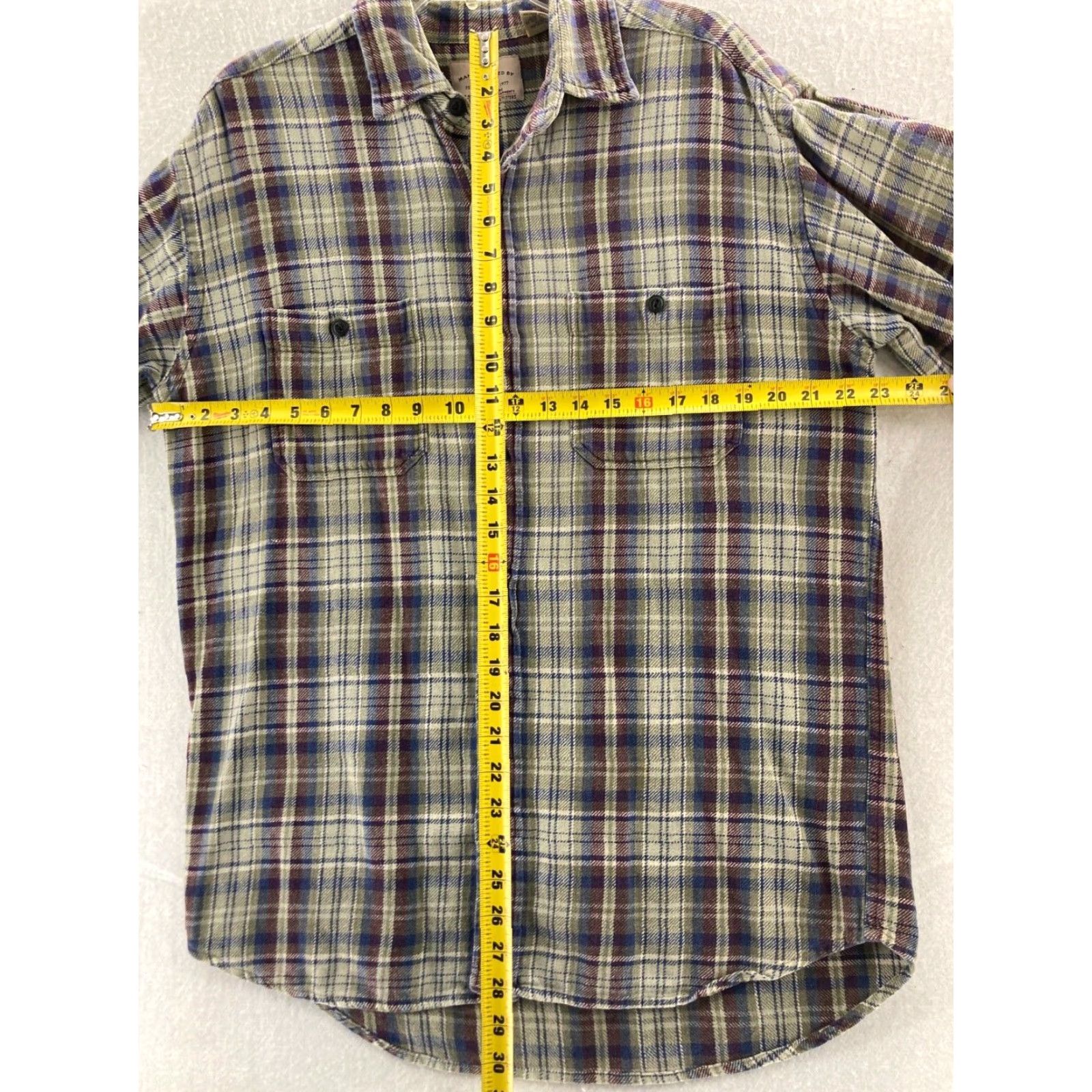 American Eagle Outfitters American Eagle Outfitters Shirt Mens S Plaid Button-Up Long Sleeve Collared Button Pockets All Seasons Multicolor Preppy Size US S / EU 44-46 / 1 - 7 Thumbnail