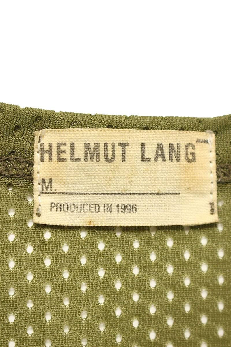 Helmut Lang ss1996 green mesh T-shirt Size US S / EU 44-46 / 1 - 4 Thumbnail
